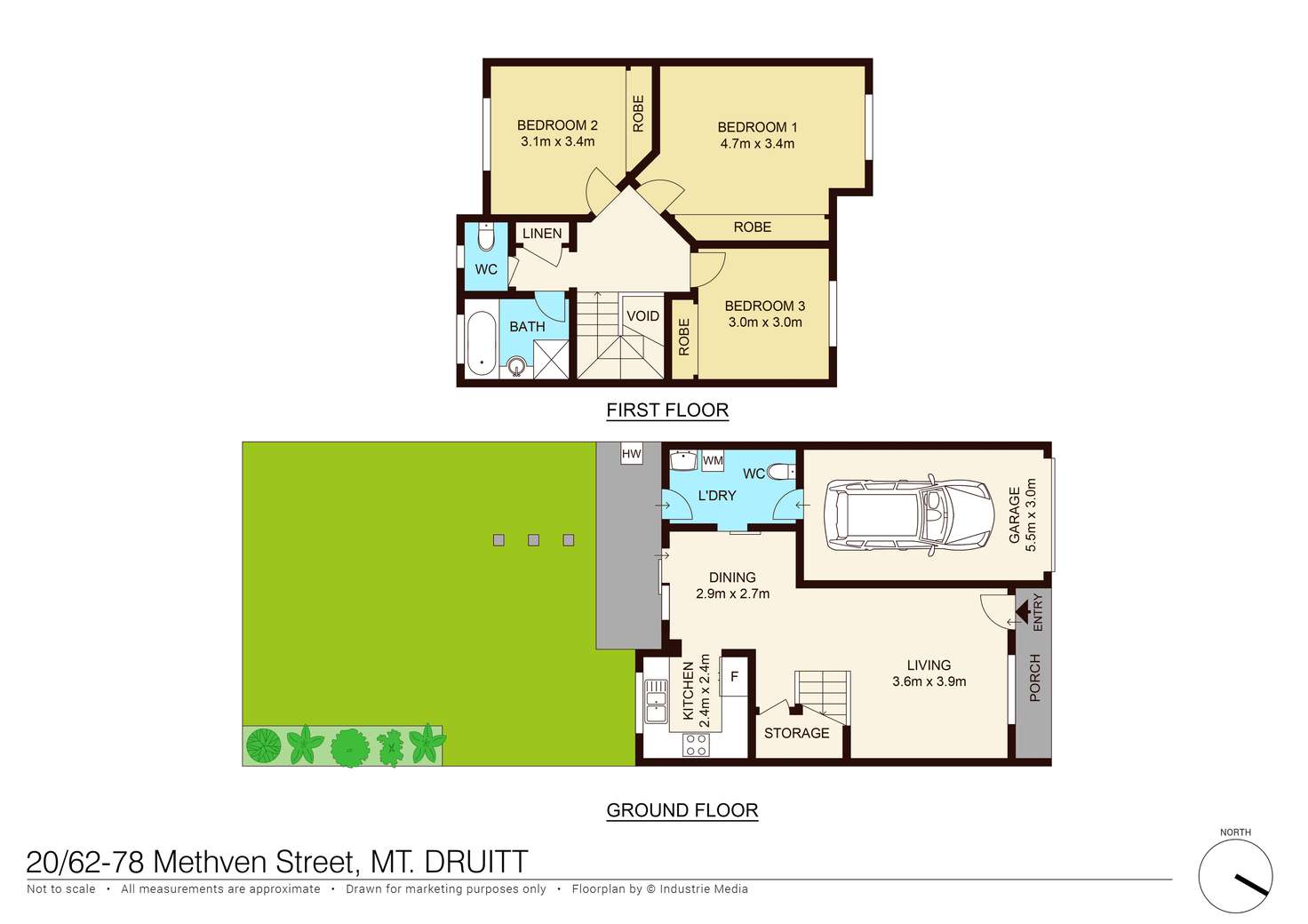 Floorplan of Homely unit listing, 20/62-78 Methven Street, Mount Druitt NSW 2770