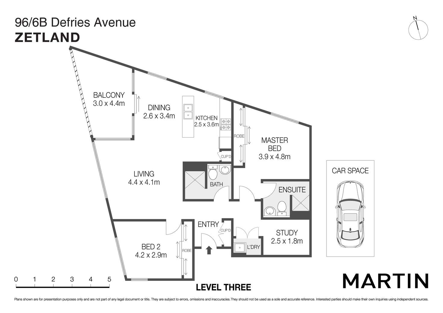 Floorplan of Homely apartment listing, 96/6B Defries Avenue, Zetland NSW 2017