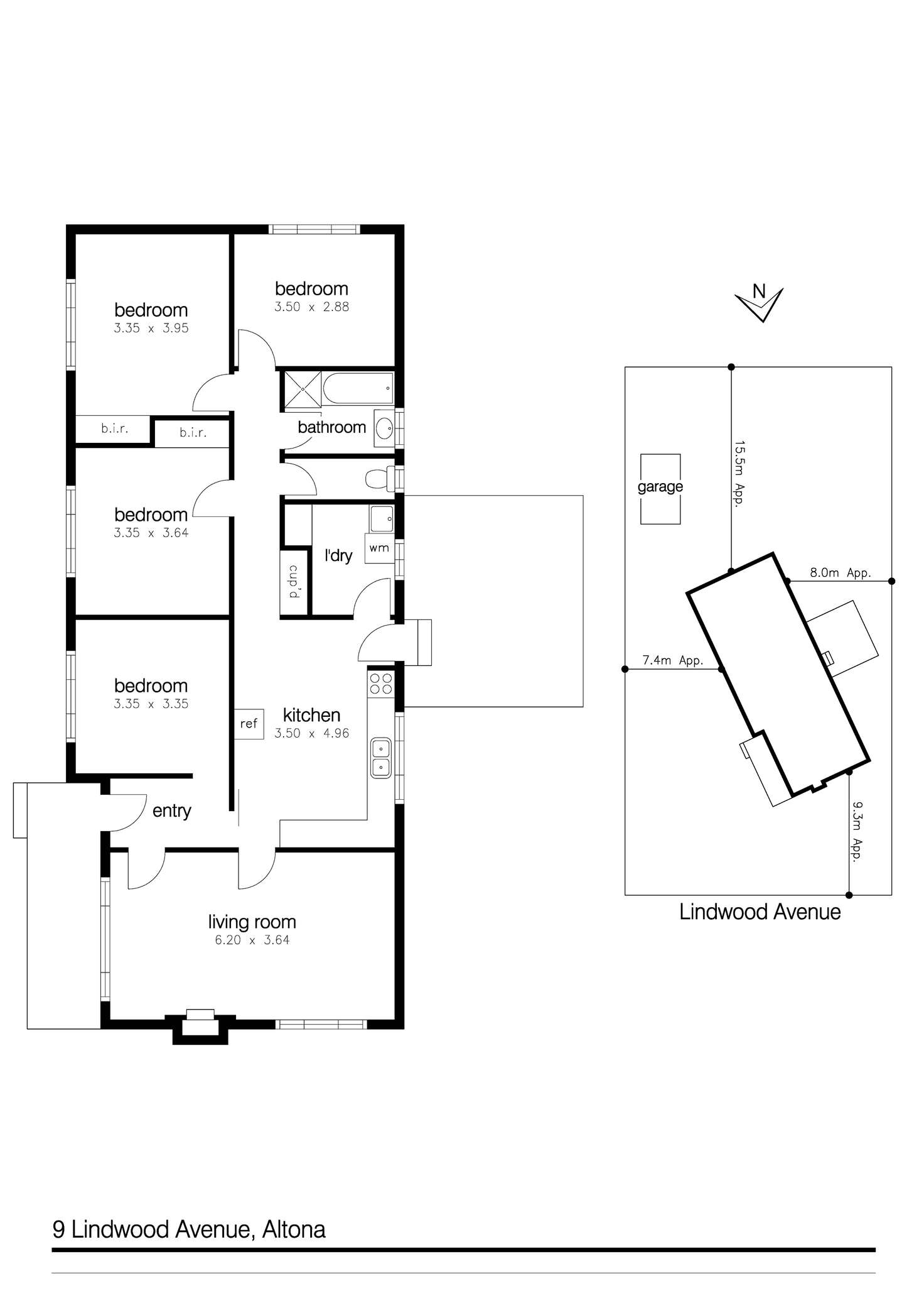 Floorplan of Homely house listing, 9 Lindwood Avenue, Altona VIC 3018