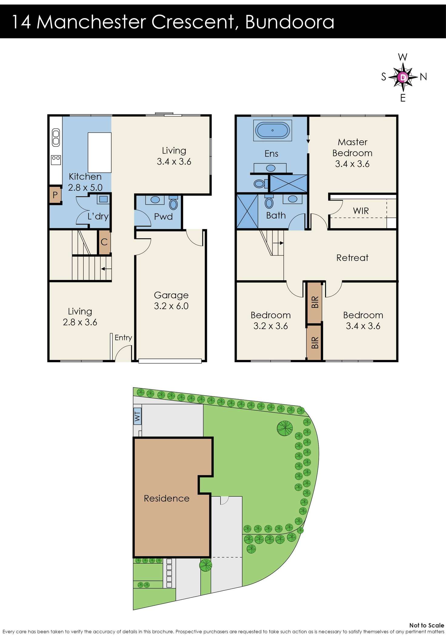 Floorplan of Homely house listing, 14 Manchester Crescent, Bundoora VIC 3083