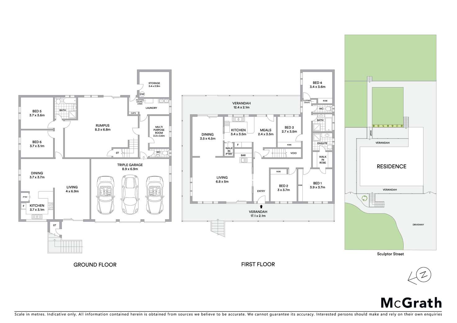 Floorplan of Homely house listing, 17 Sculptor Street, Giralang ACT 2617