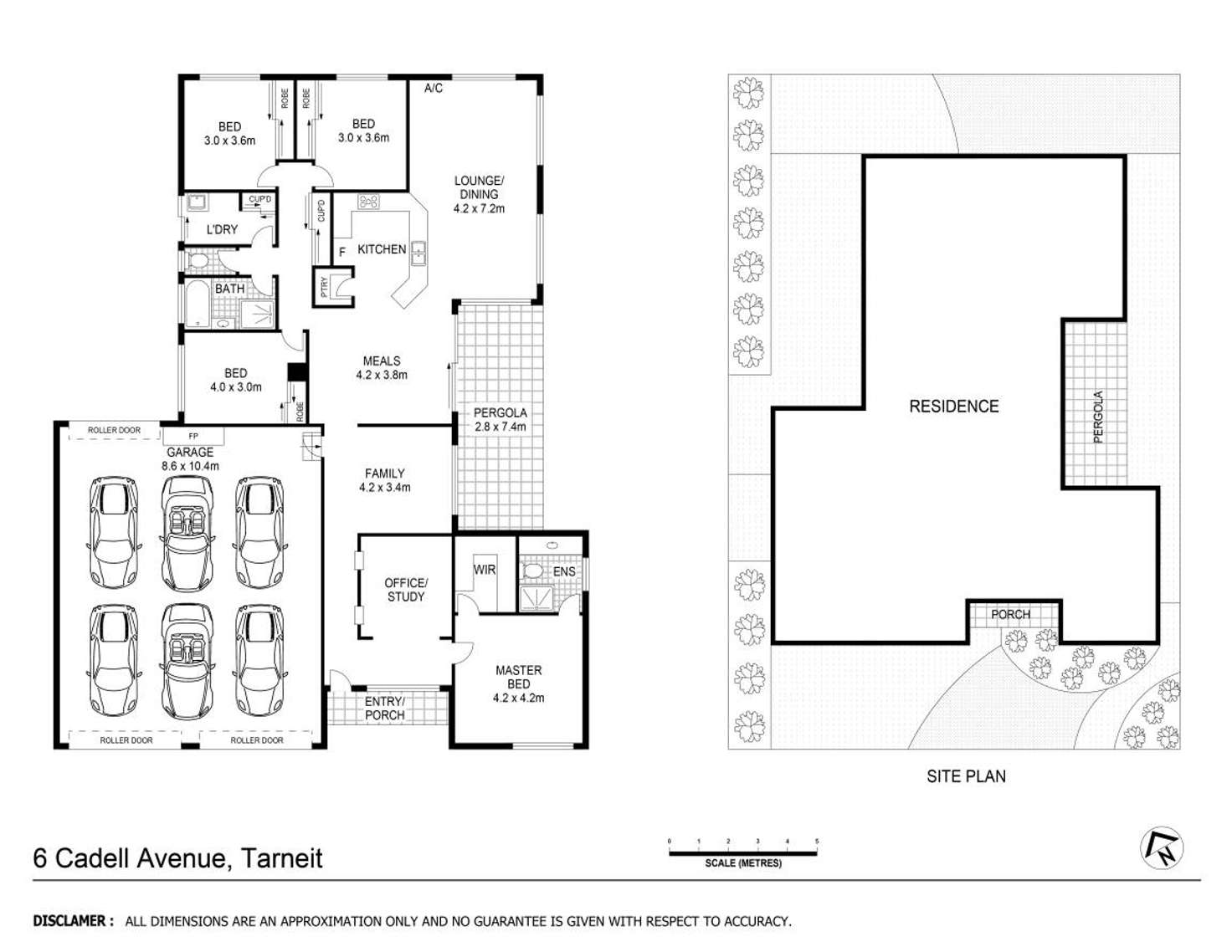 Floorplan of Homely house listing, 6 Cadell Avenue, Tarneit VIC 3029