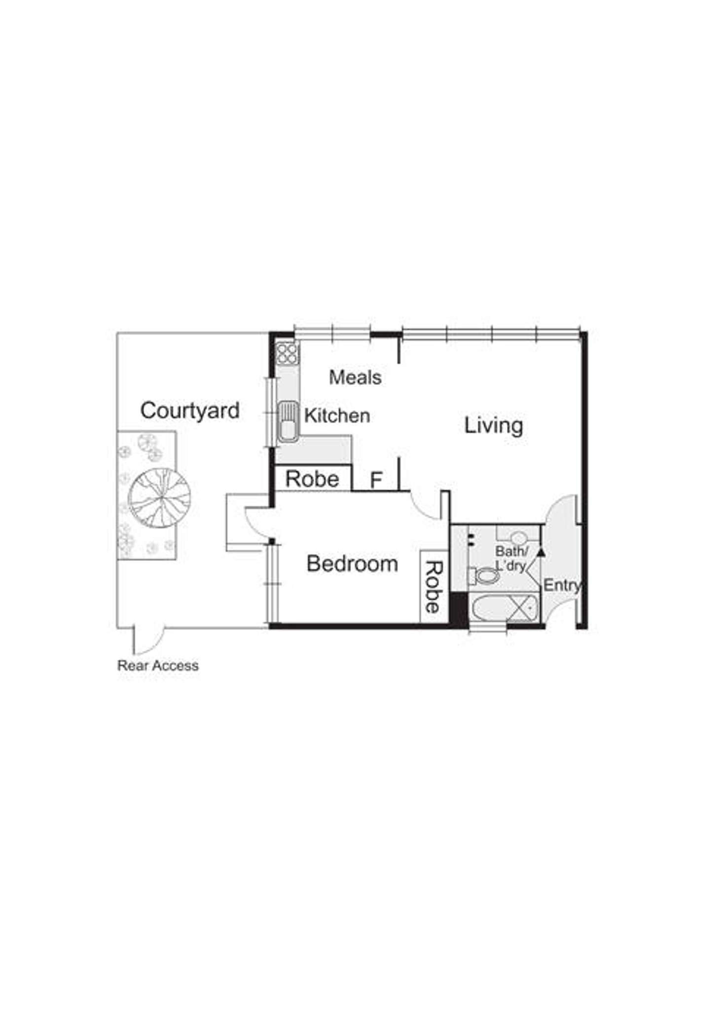 Floorplan of Homely apartment listing, 6/20 Cardigan Street, St Kilda East VIC 3183