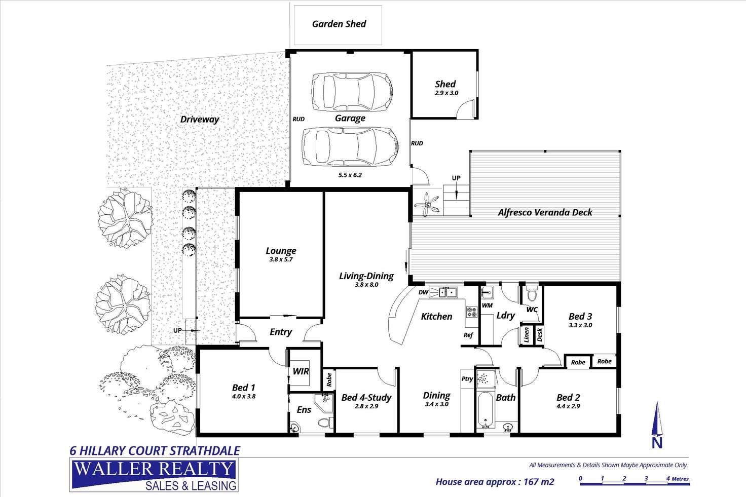 Floorplan of Homely house listing, 6 Hillary Court, Strathdale VIC 3550