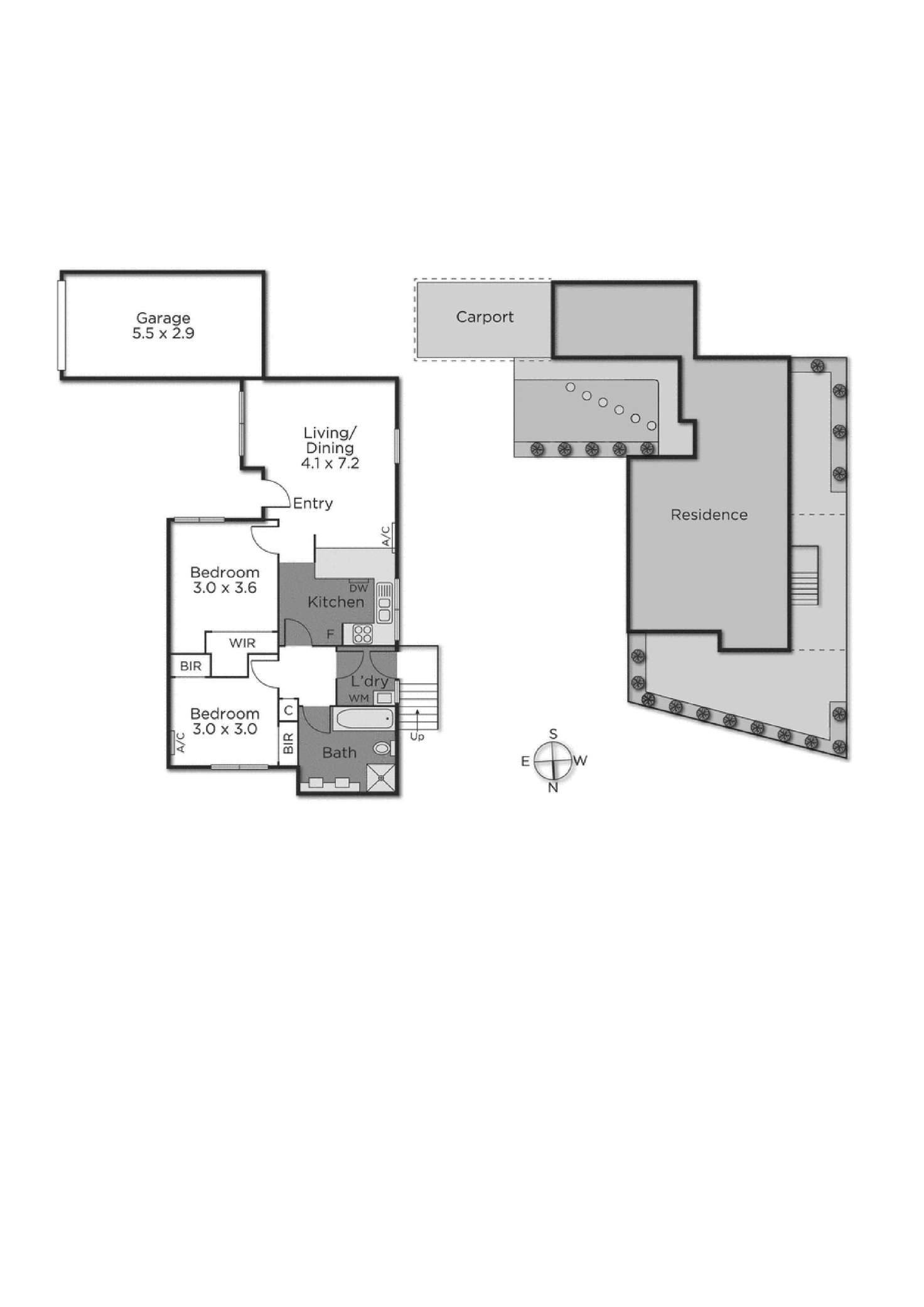 Floorplan of Homely unit listing, 5/63 Manningham Road, Bulleen VIC 3105