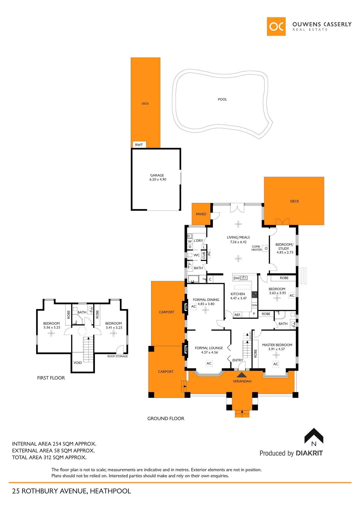 Floorplan of Homely house listing, 25 Rothbury Avenue, Heathpool SA 5068