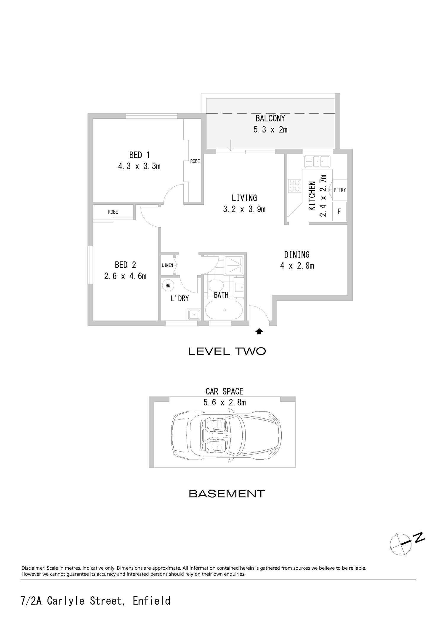 Floorplan of Homely apartment listing, 7/2a Carlyle Street, Enfield NSW 2136