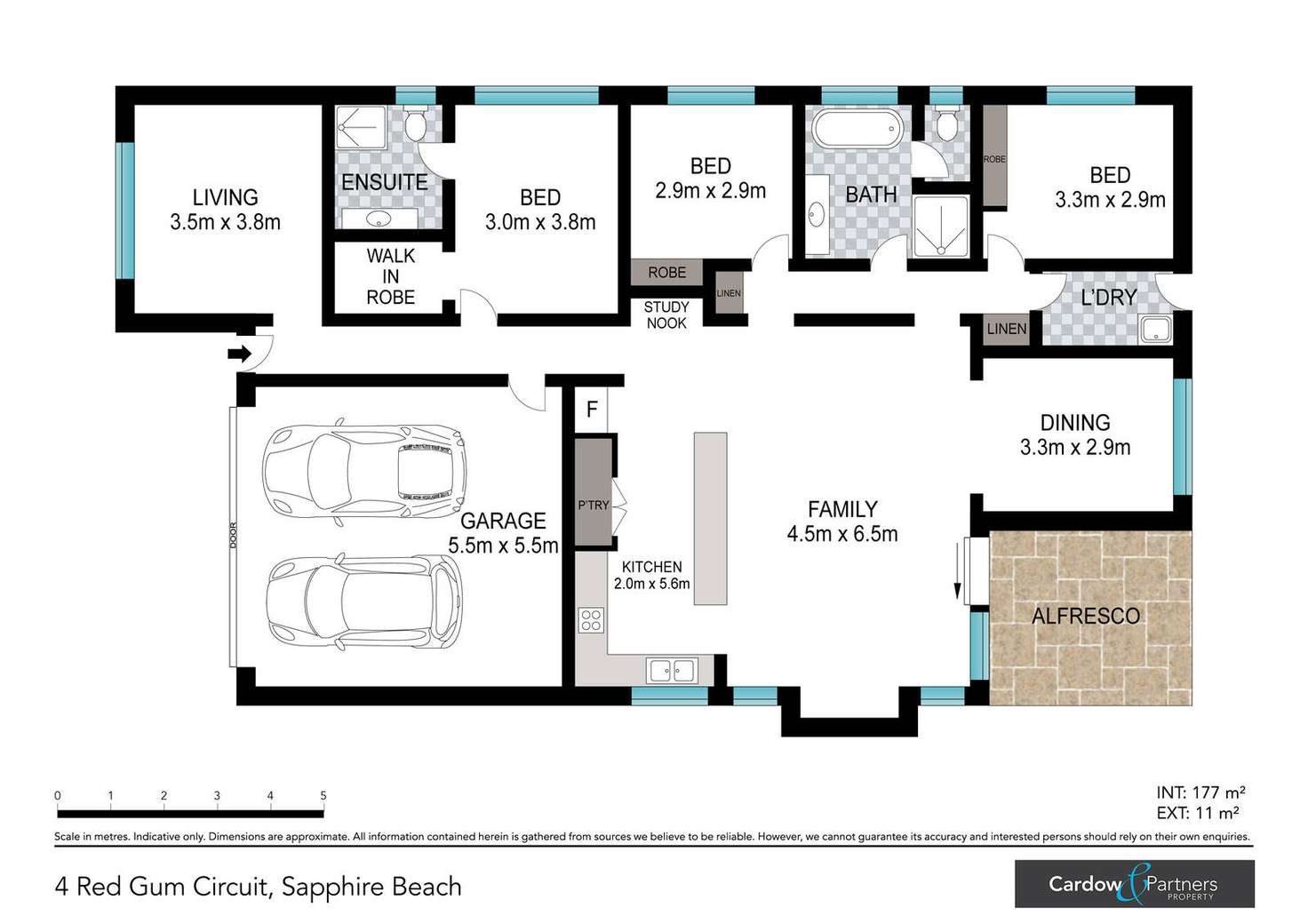 Floorplan of Homely house listing, 4 Red Gum Circuit, Sapphire Beach NSW 2450