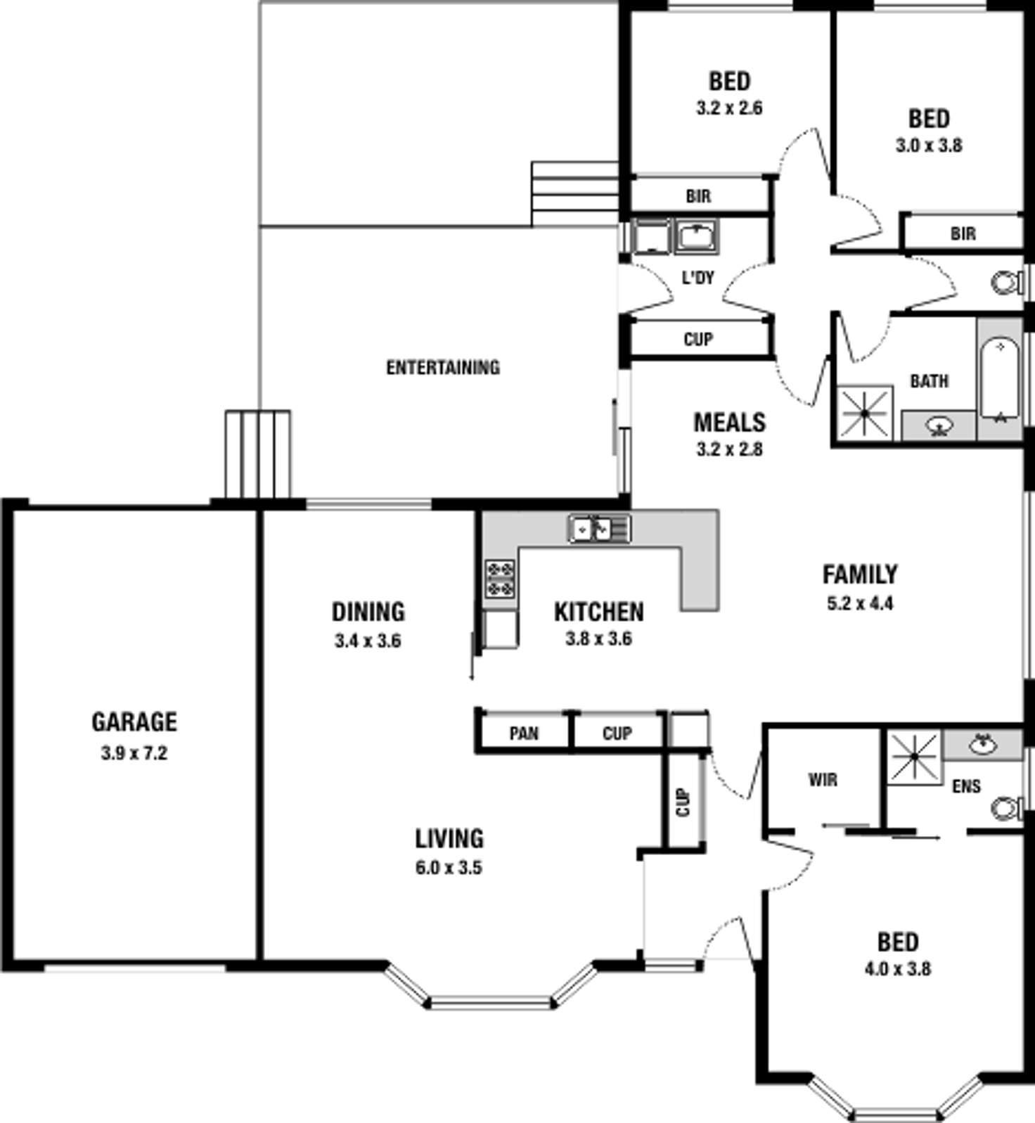Floorplan of Homely house listing, 24 Morrison Drive, Bacchus Marsh VIC 3340