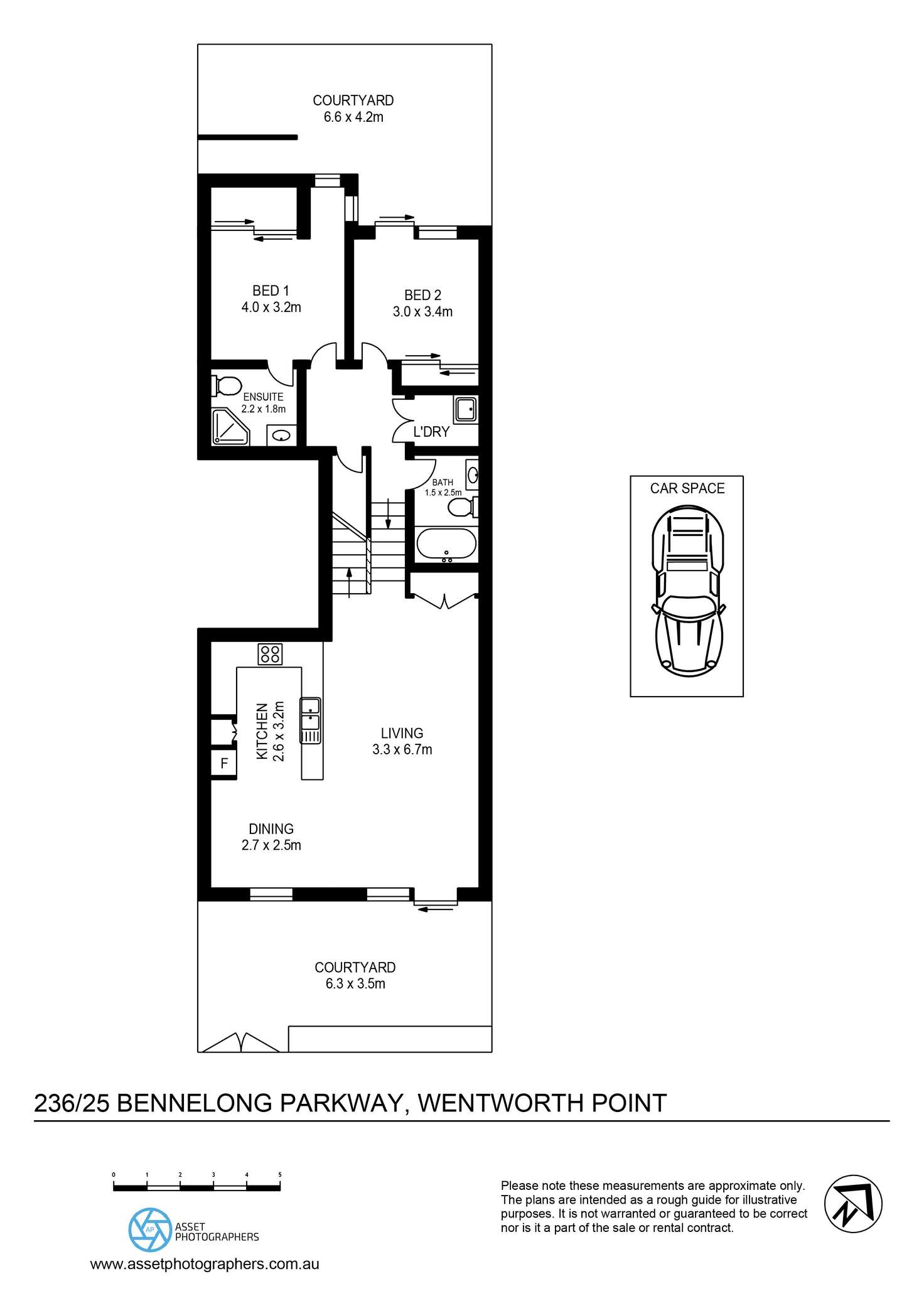 Floorplan of Homely apartment listing, 236/25 Bennelong Parkway, Wentworth Point NSW 2127