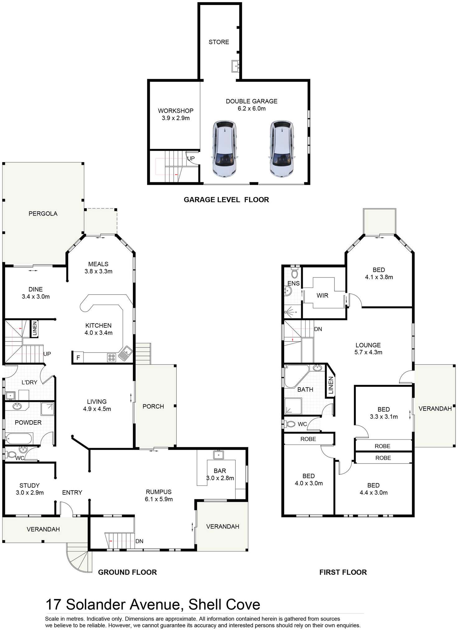 Floorplan of Homely house listing, 17 Solander Avenue, Shell Cove NSW 2529