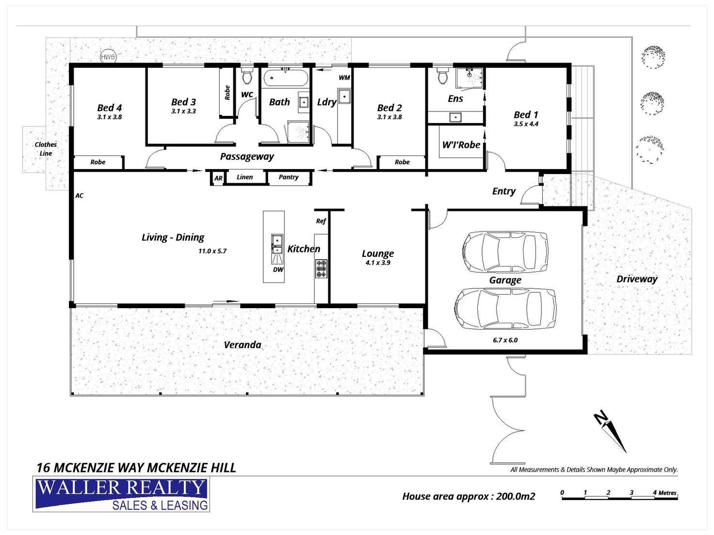 Floorplan of Homely house listing, 16 McKenzie Way, Mckenzie Hill VIC 3451