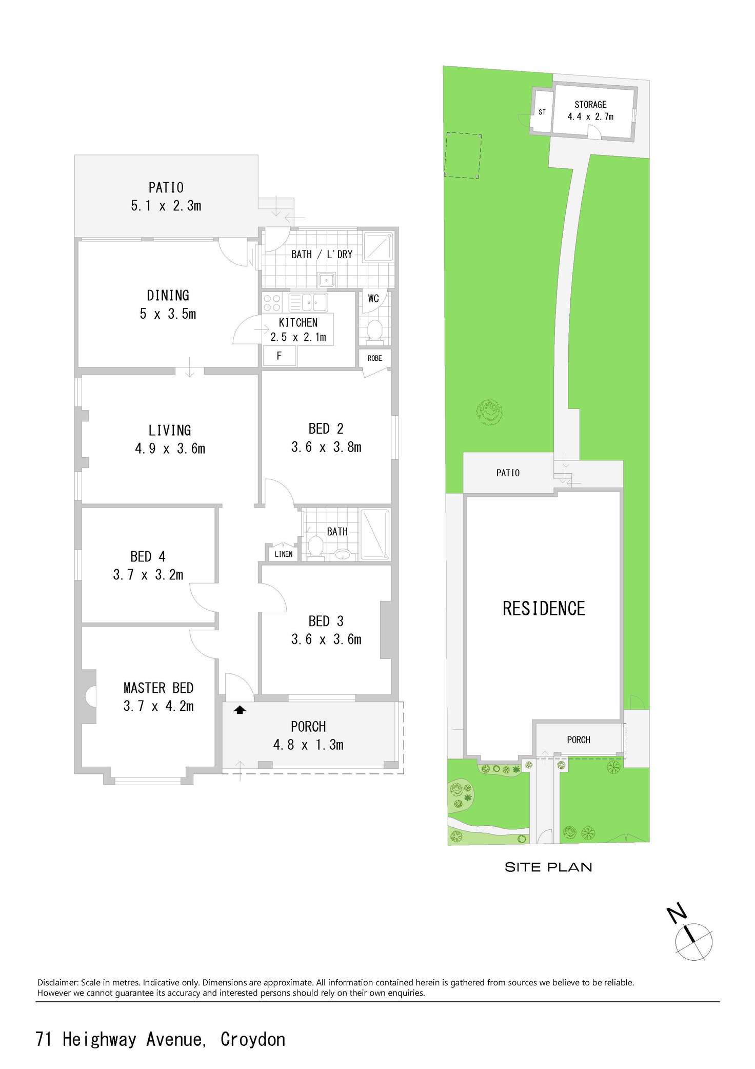 Floorplan of Homely house listing, 71 Heighway Avenue, Croydon NSW 2132