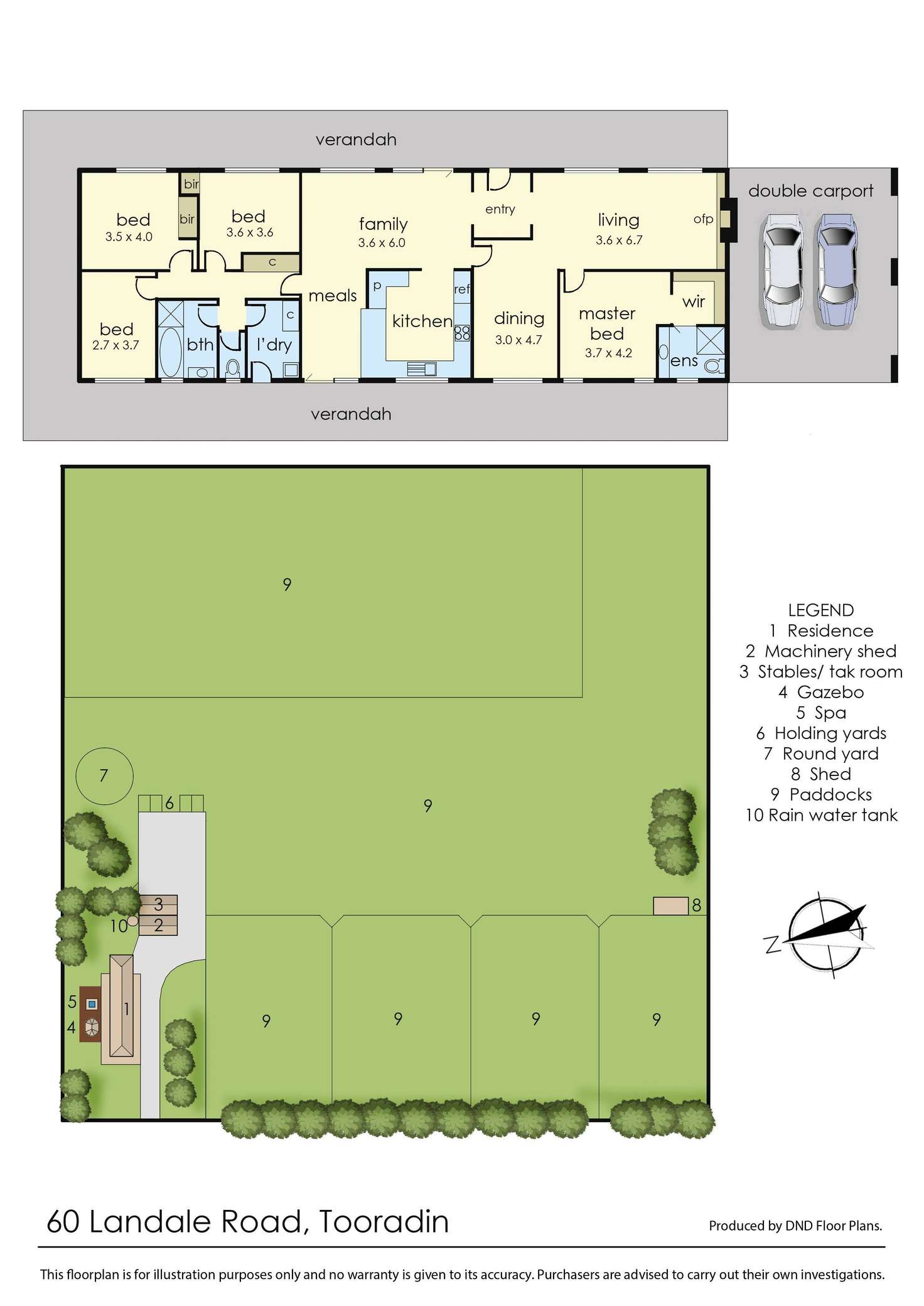 Floorplan of Homely house listing, 60 Landale Road, Tooradin VIC 3980