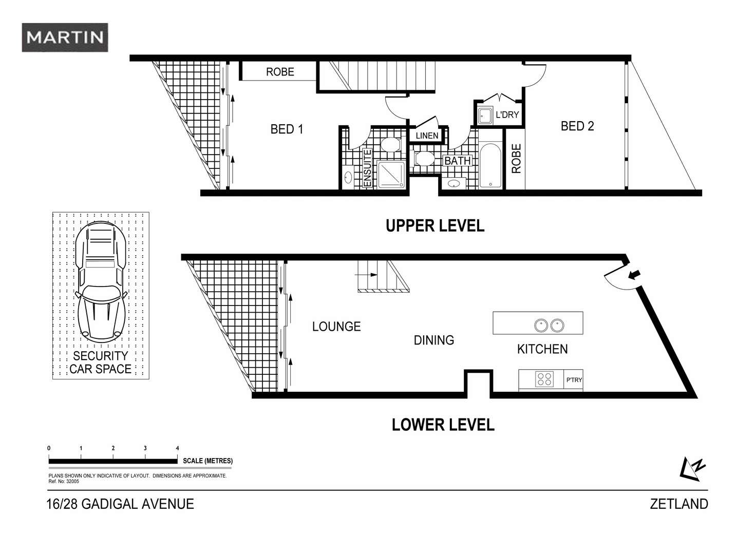 Floorplan of Homely apartment listing, 16/28 Gadigal Avenue, Zetland NSW 2017
