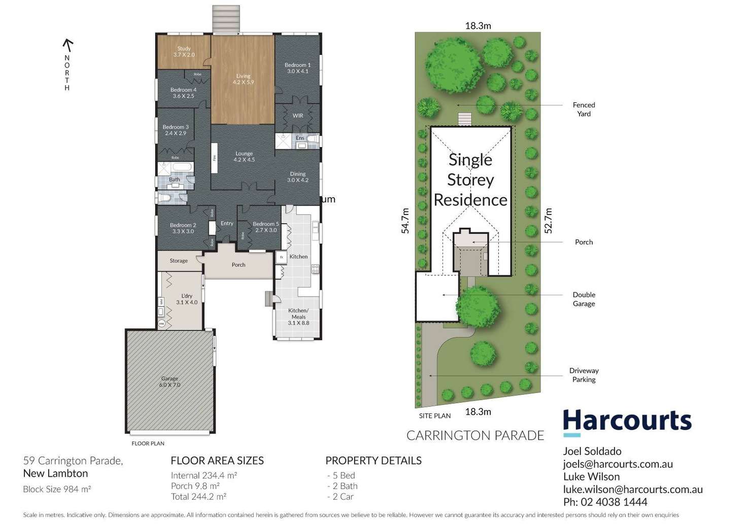 Floorplan of Homely house listing, 59 Carrington Parade, New Lambton NSW 2305