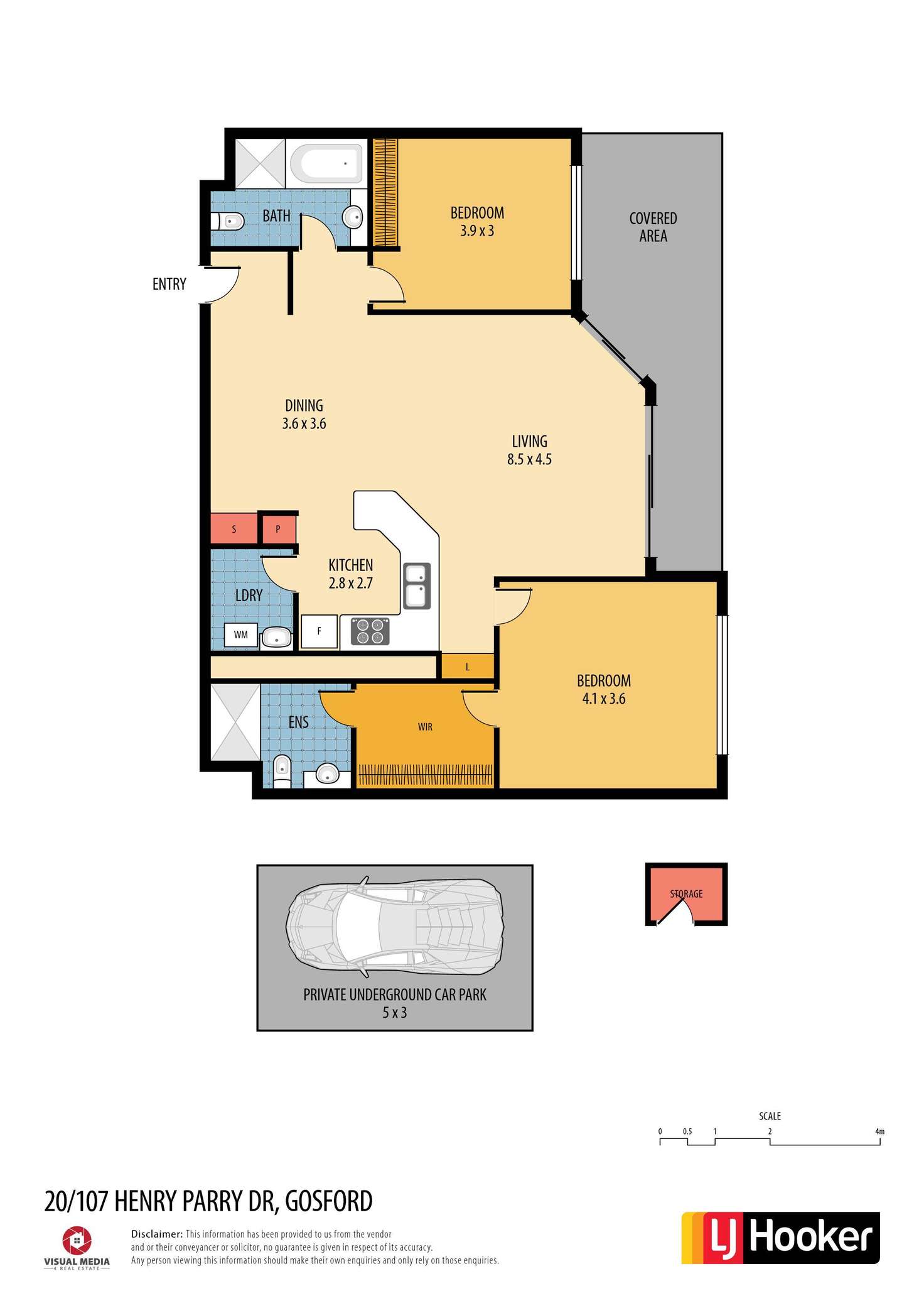 Floorplan of Homely unit listing, 20/107 Henry Parry Drive, Gosford NSW 2250