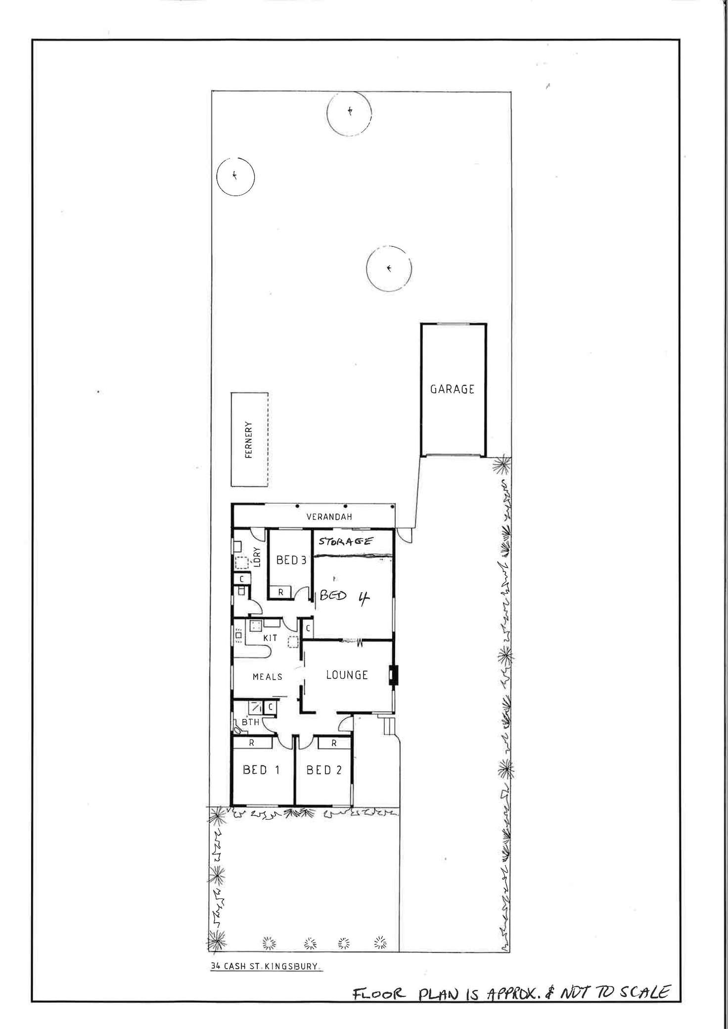 Floorplan of Homely house listing, 34 Cash Street, Kingsbury VIC 3083