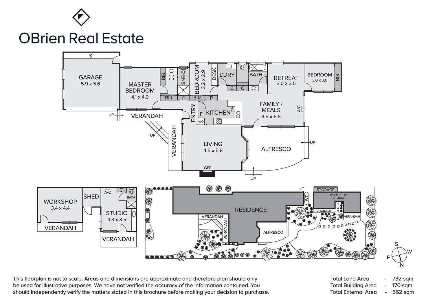 Floorplan of Homely house listing, 13 Crawford Street, Cheltenham VIC 3192