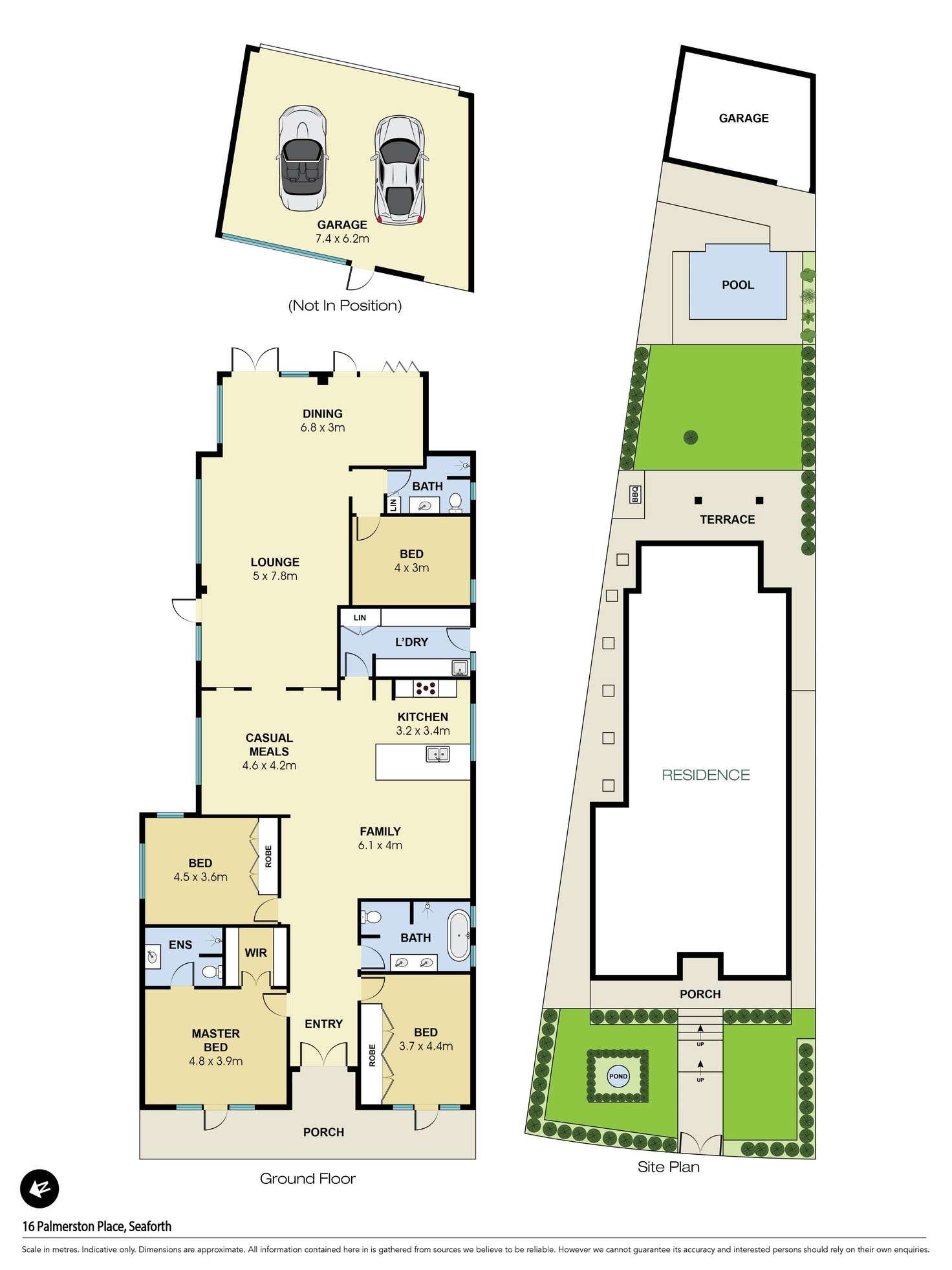 Floorplan of Homely house listing, 16 Palmerston Place, Seaforth NSW 2092