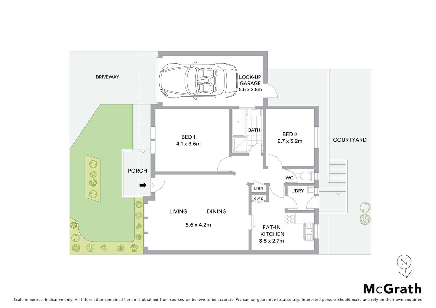 Floorplan of Homely villa listing, 4/23 Solander Street, Monterey NSW 2217