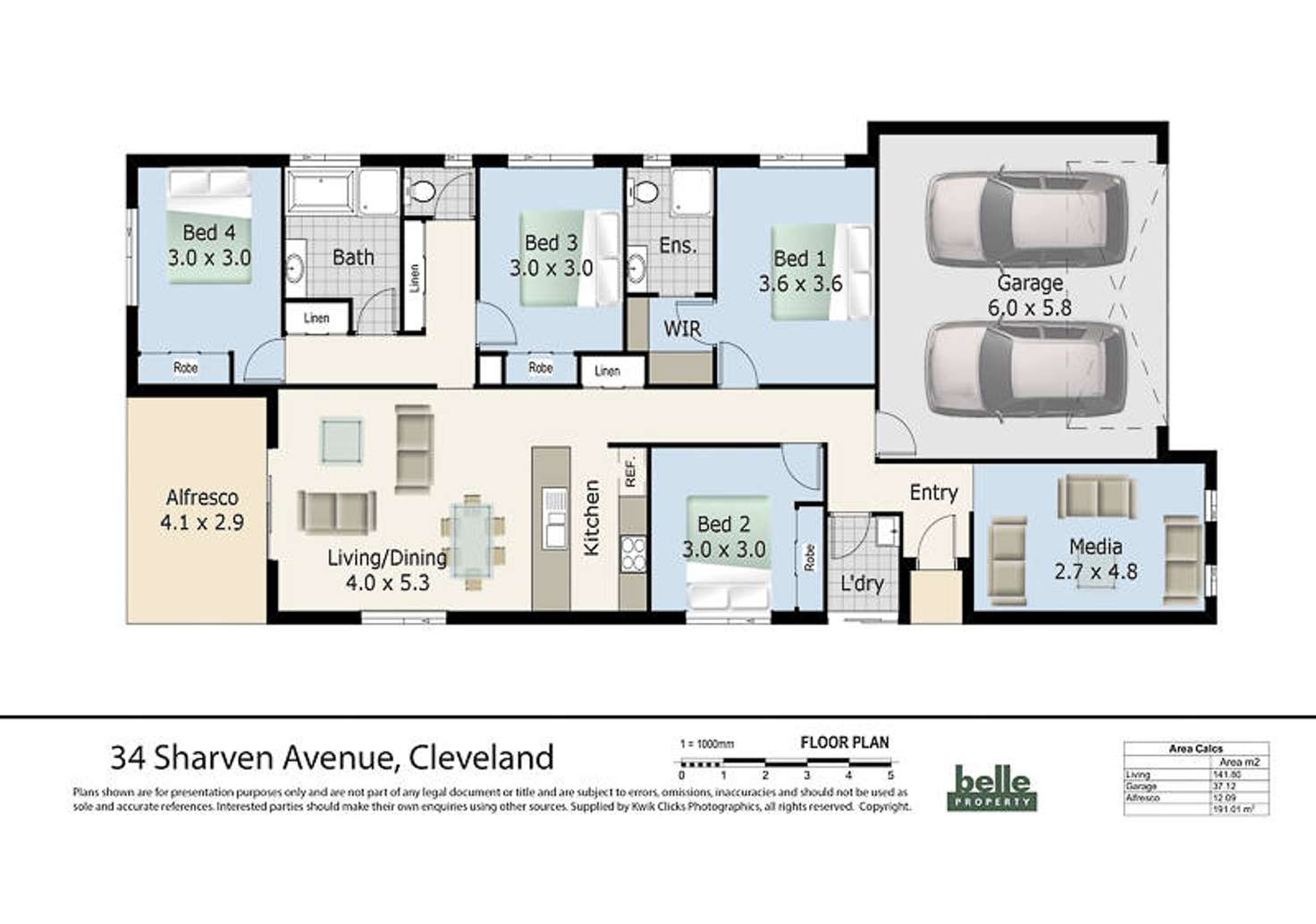 Floorplan of Homely house listing, 34 Sharven Avenue, Cleveland QLD 4163