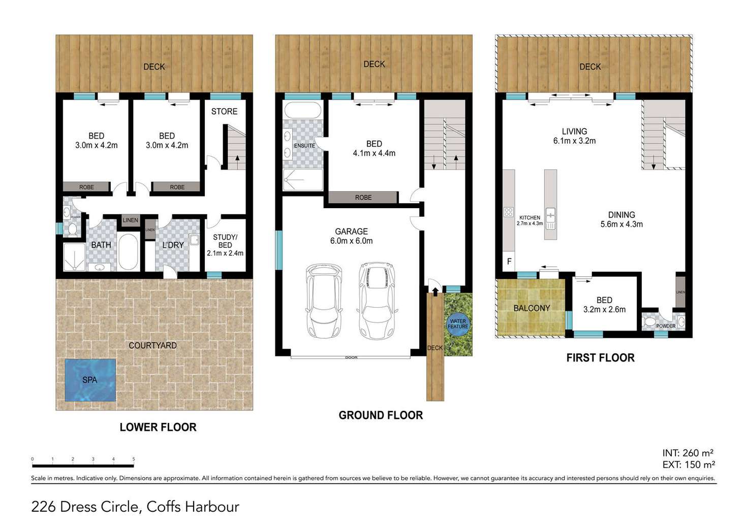 Floorplan of Homely house listing, 226 Dress Circle, Coffs Harbour NSW 2450