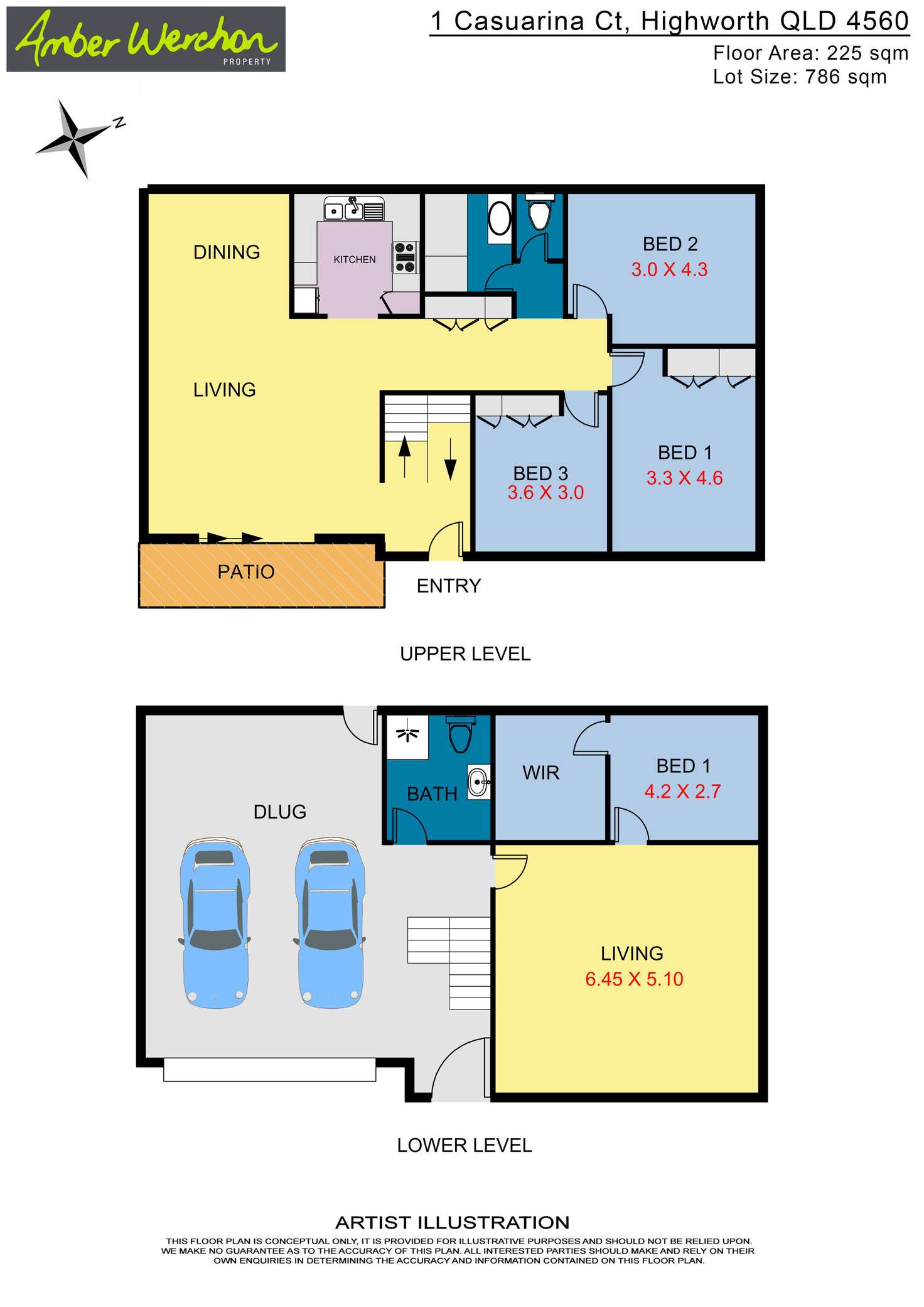 Floorplan of Homely house listing, 1 Casuarina Court, Highworth QLD 4560