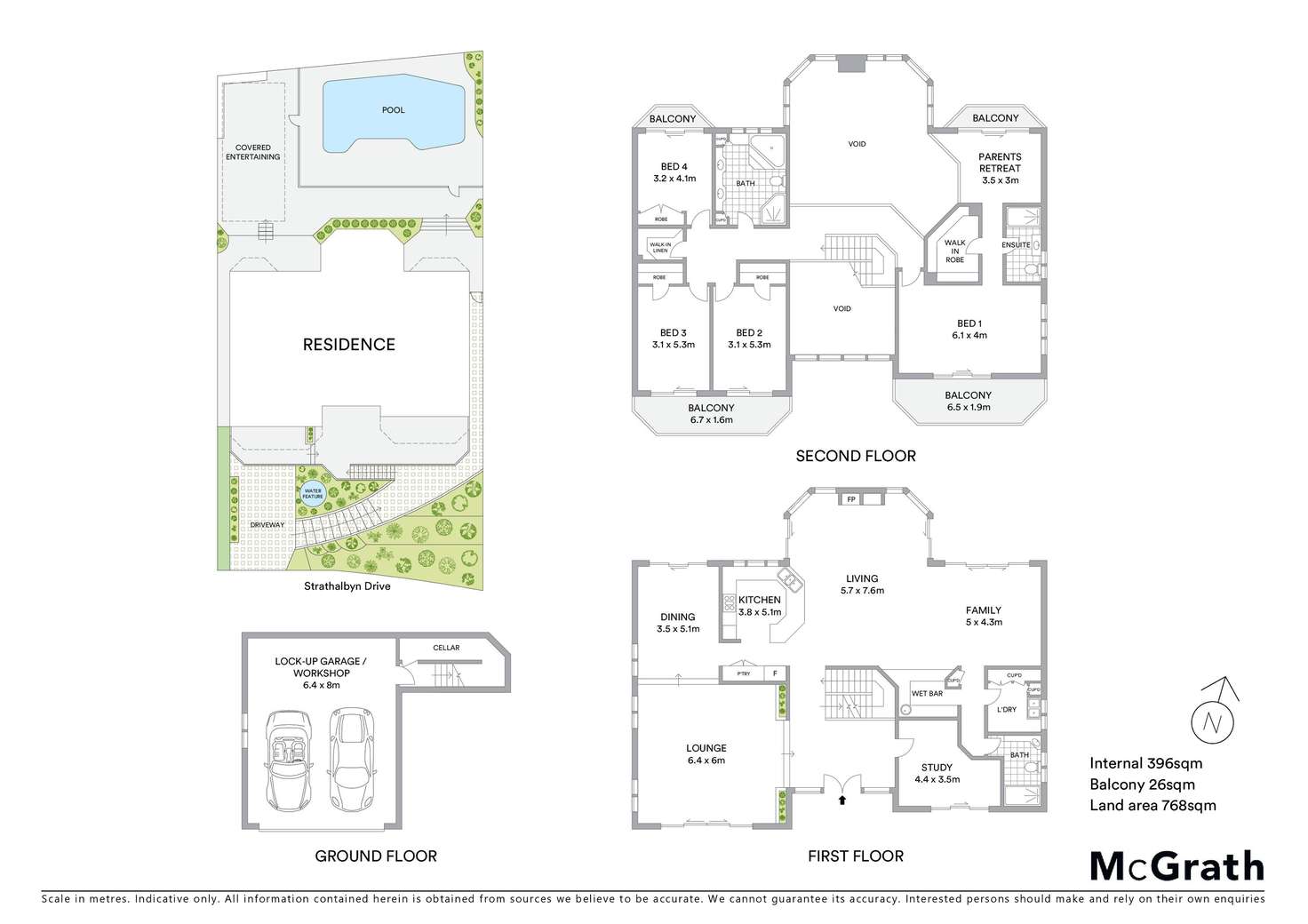 Floorplan of Homely house listing, 4 Strathalbyn Drive, Oatlands NSW 2117