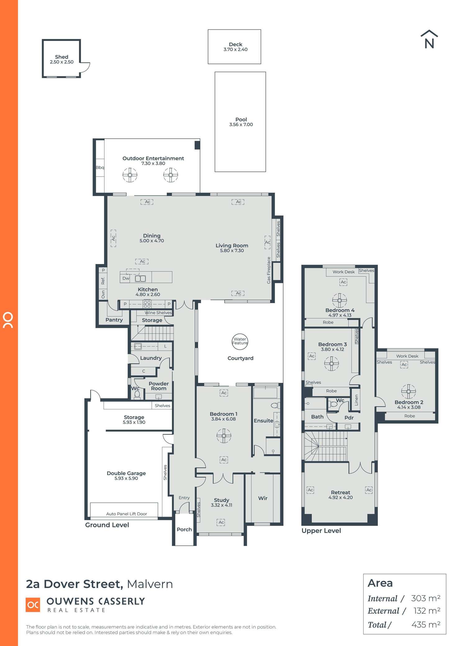 Floorplan of Homely house listing, 2a Dover Street, Malvern SA 5061