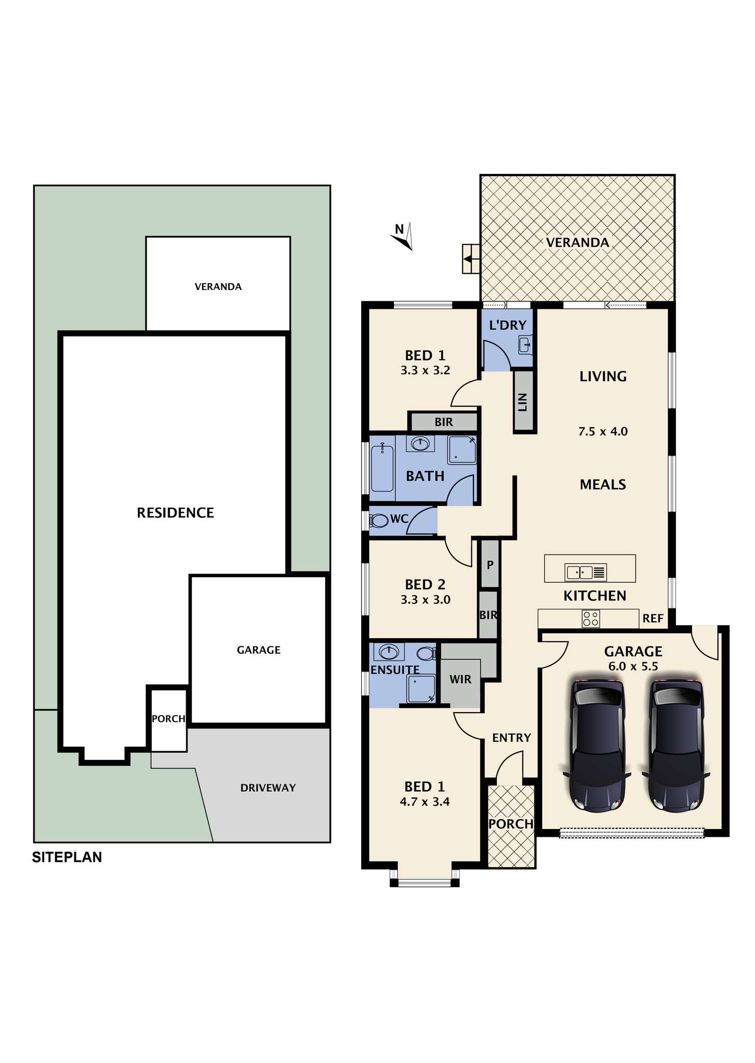 Floorplan of Homely house listing, 37 Evergreen Crescent, Craigieburn VIC 3064