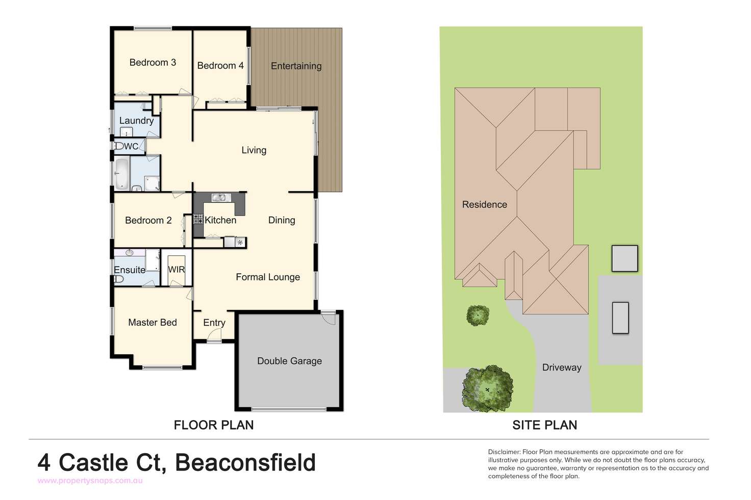 Floorplan of Homely house listing, 4 Castle Court, Beaconsfield VIC 3807