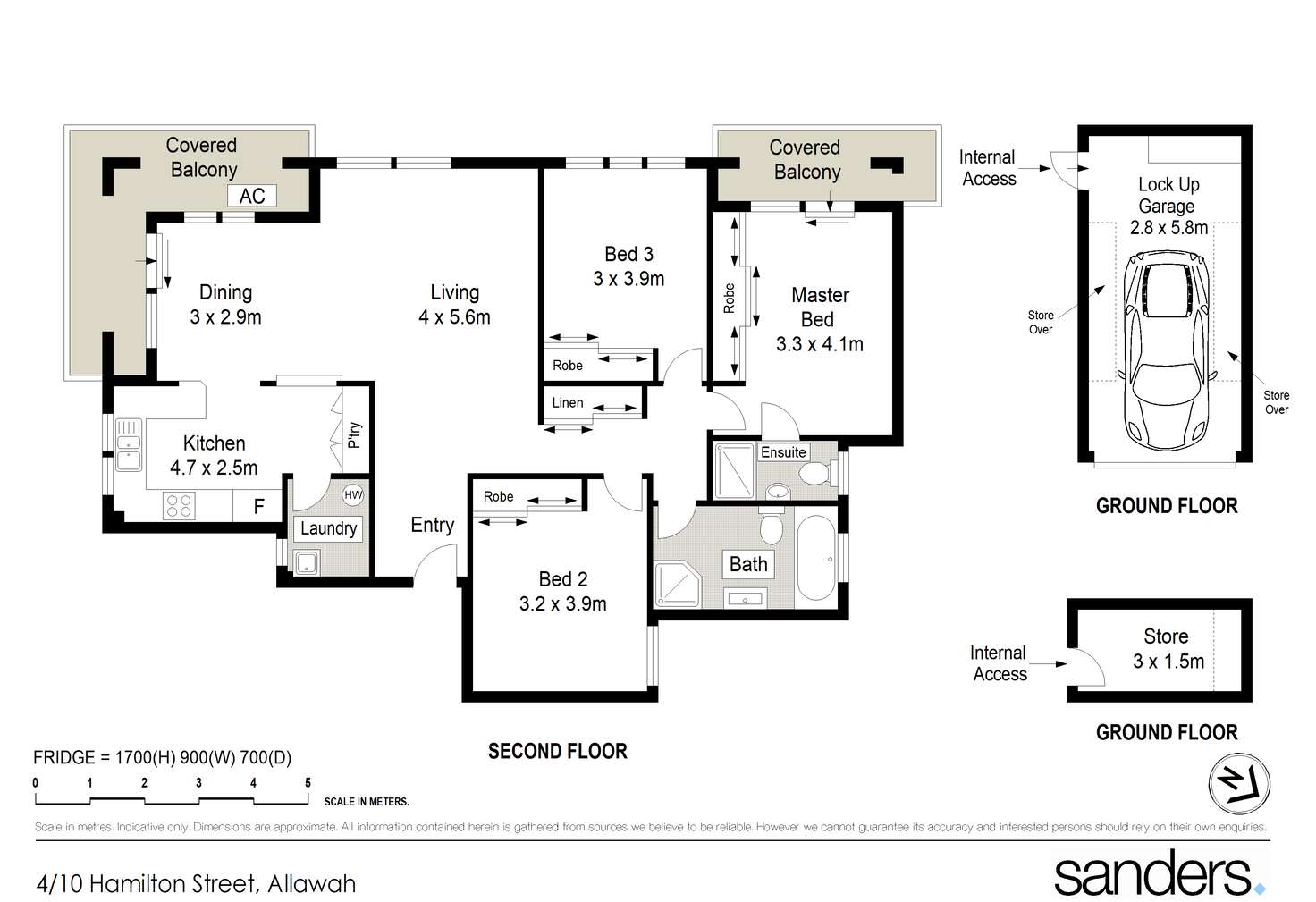 Floorplan of Homely unit listing, 4/10 Hamilton Street, Allawah NSW 2218