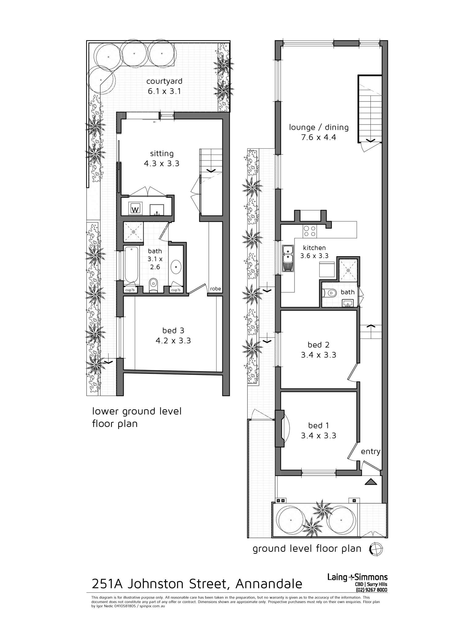 Floorplan of Homely house listing, 251a Johnston Street, Annandale NSW 2038