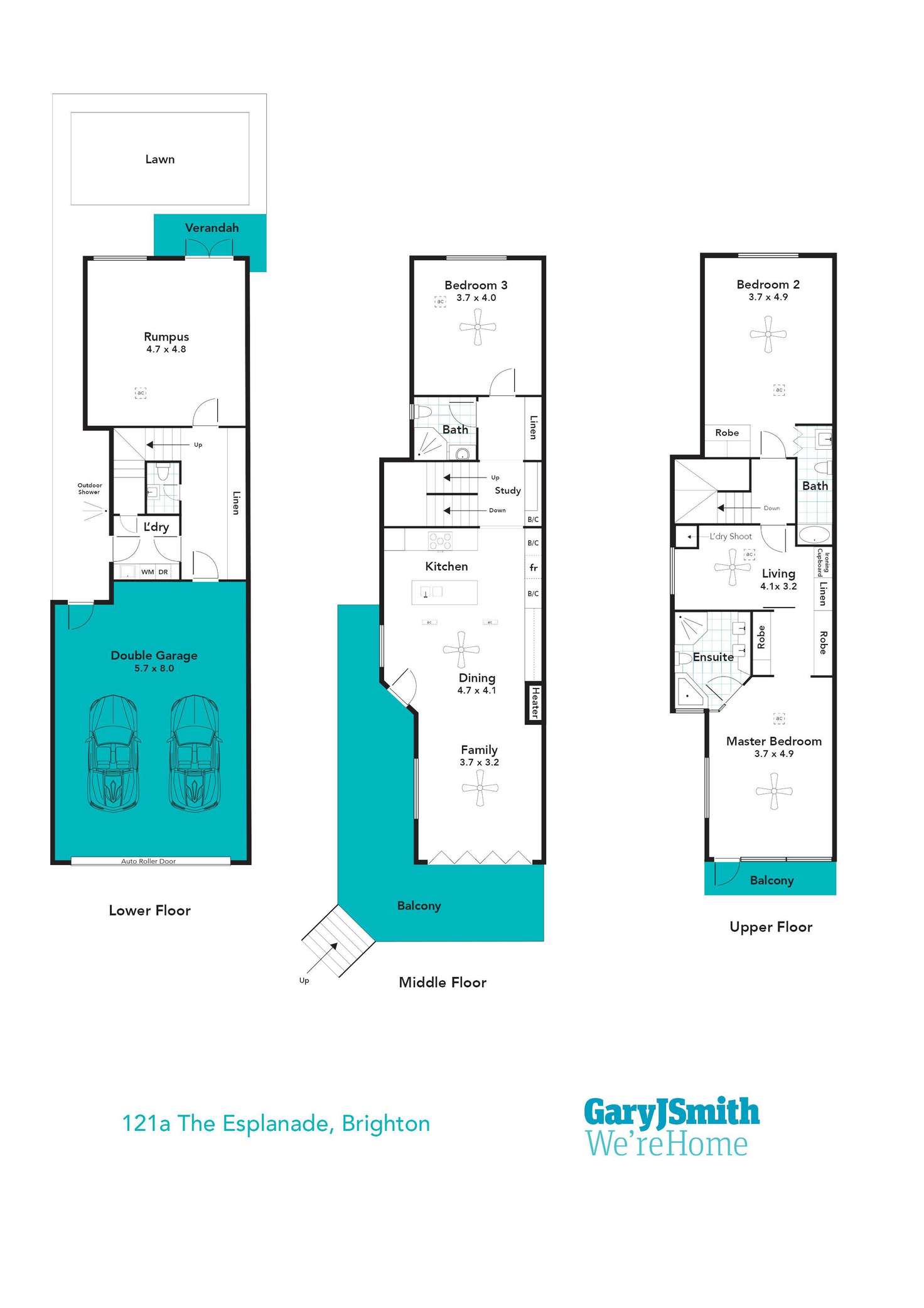 Floorplan of Homely house listing, 121A Esplanade, Brighton SA 5048