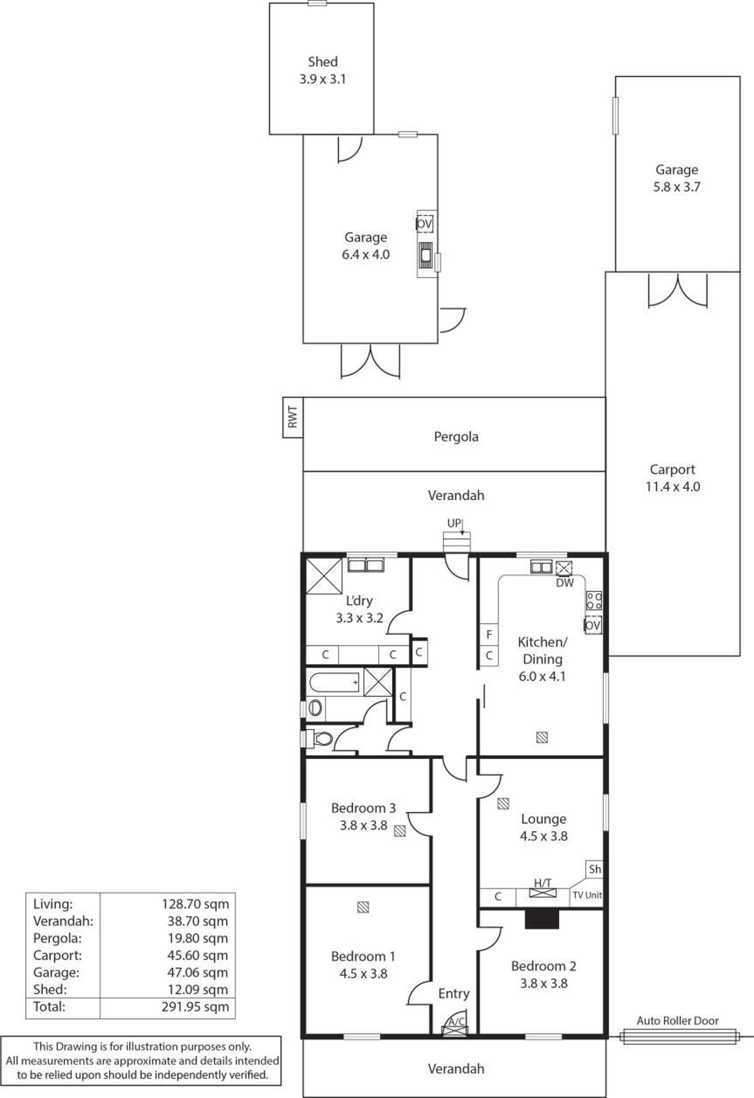 Floorplan of Homely house listing, 1 Birnie Avenue, Kensington Park SA 5068