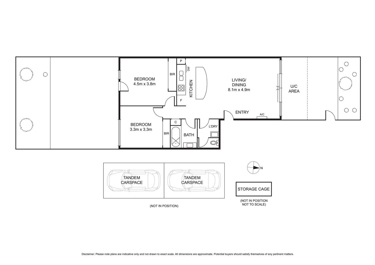 Floorplan of Homely apartment listing, 3/70-74 Brunswick Road, Brunswick VIC 3056