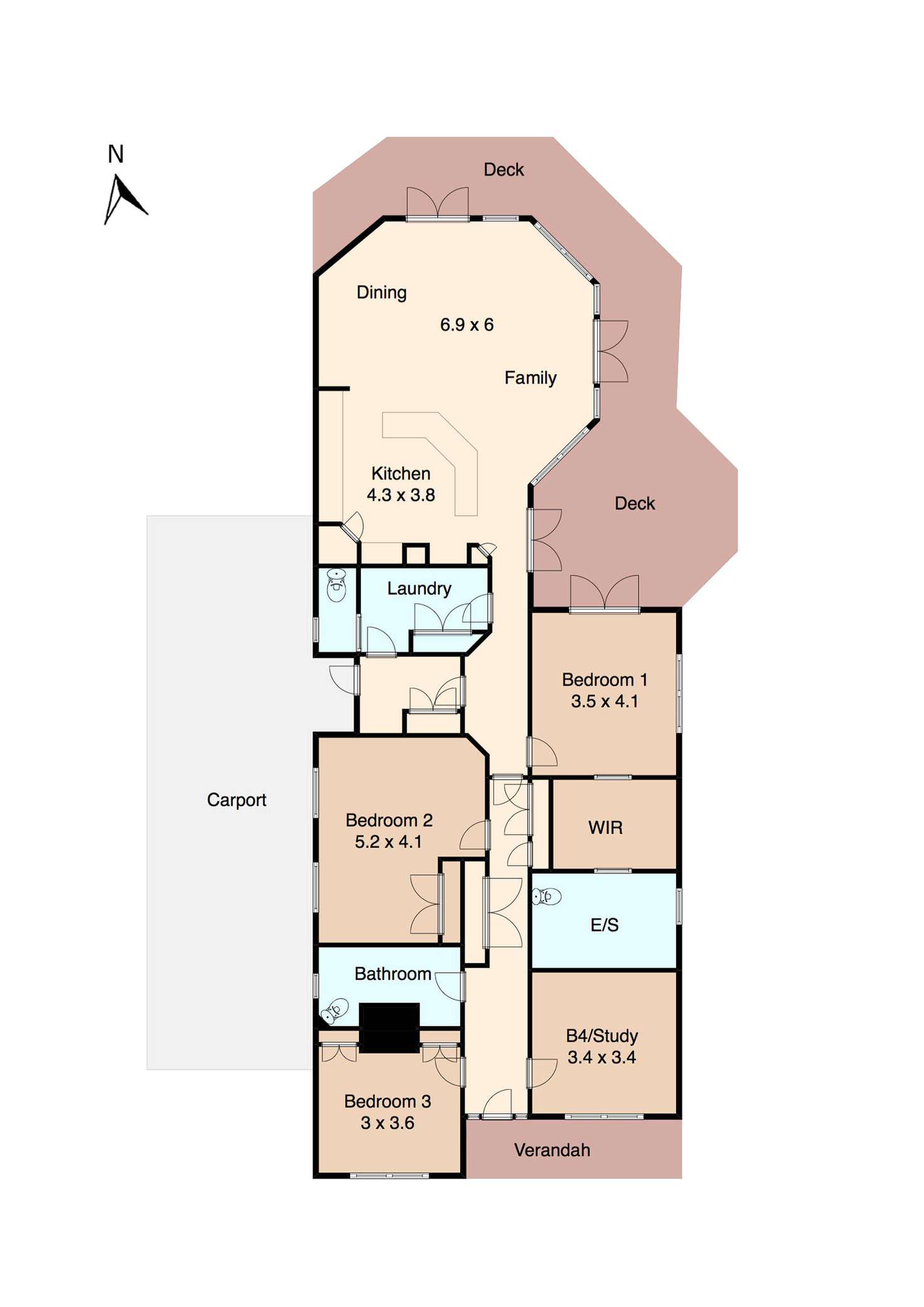 Floorplan of Homely house listing, 12 Clarendon Street, Soldiers Hill VIC 3350