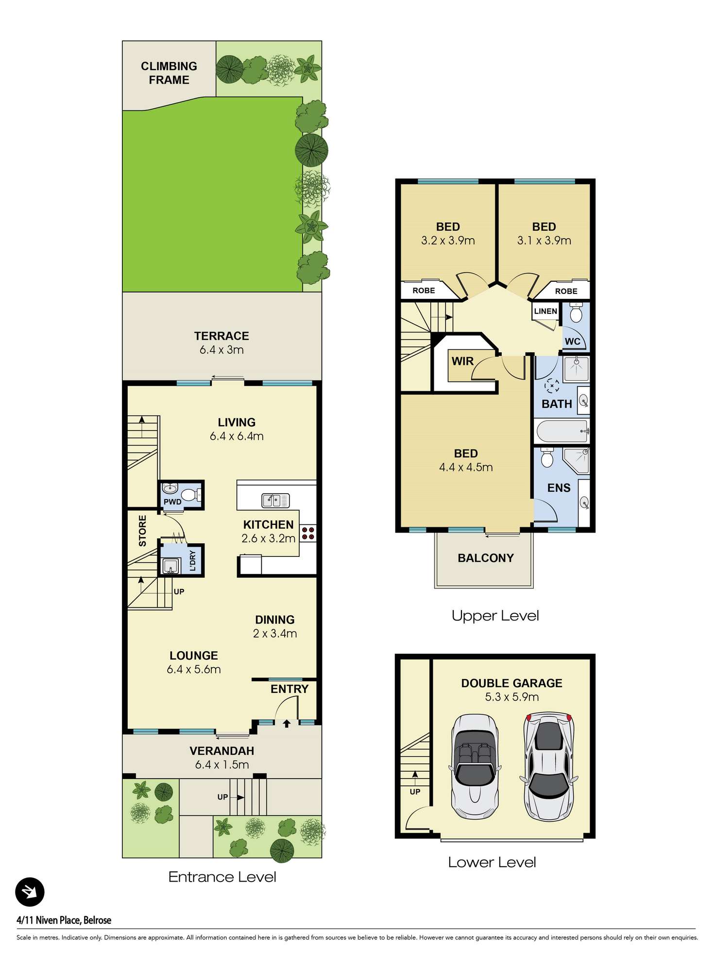 Floorplan of Homely unit listing, 4/11 Niven Place, Belrose NSW 2085