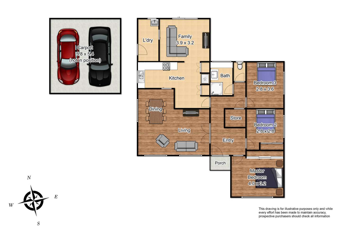 Floorplan of Homely unit listing, 1/31 Mangana Drive, Mulgrave VIC 3170