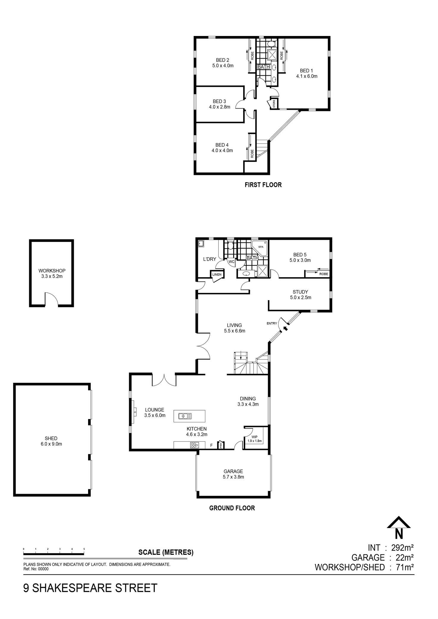 Floorplan of Homely house listing, 9 Shakespeare Street, Spring Gully VIC 3550
