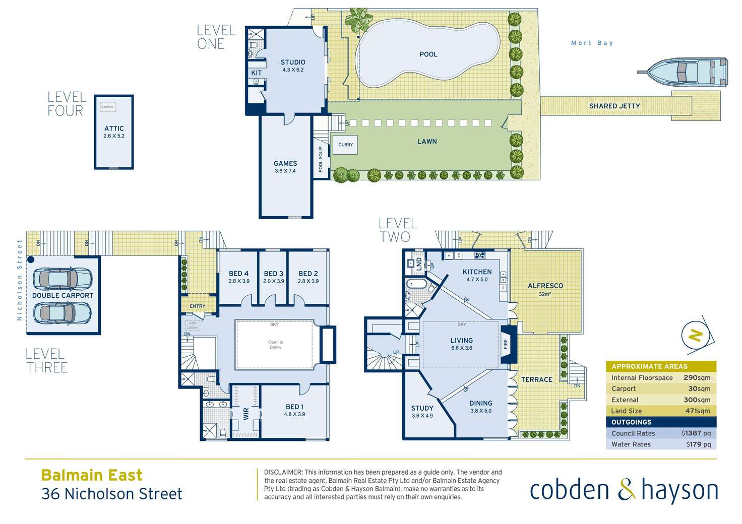 Floorplan of Homely house listing, 36 Nicholson Street, Balmain East NSW 2041