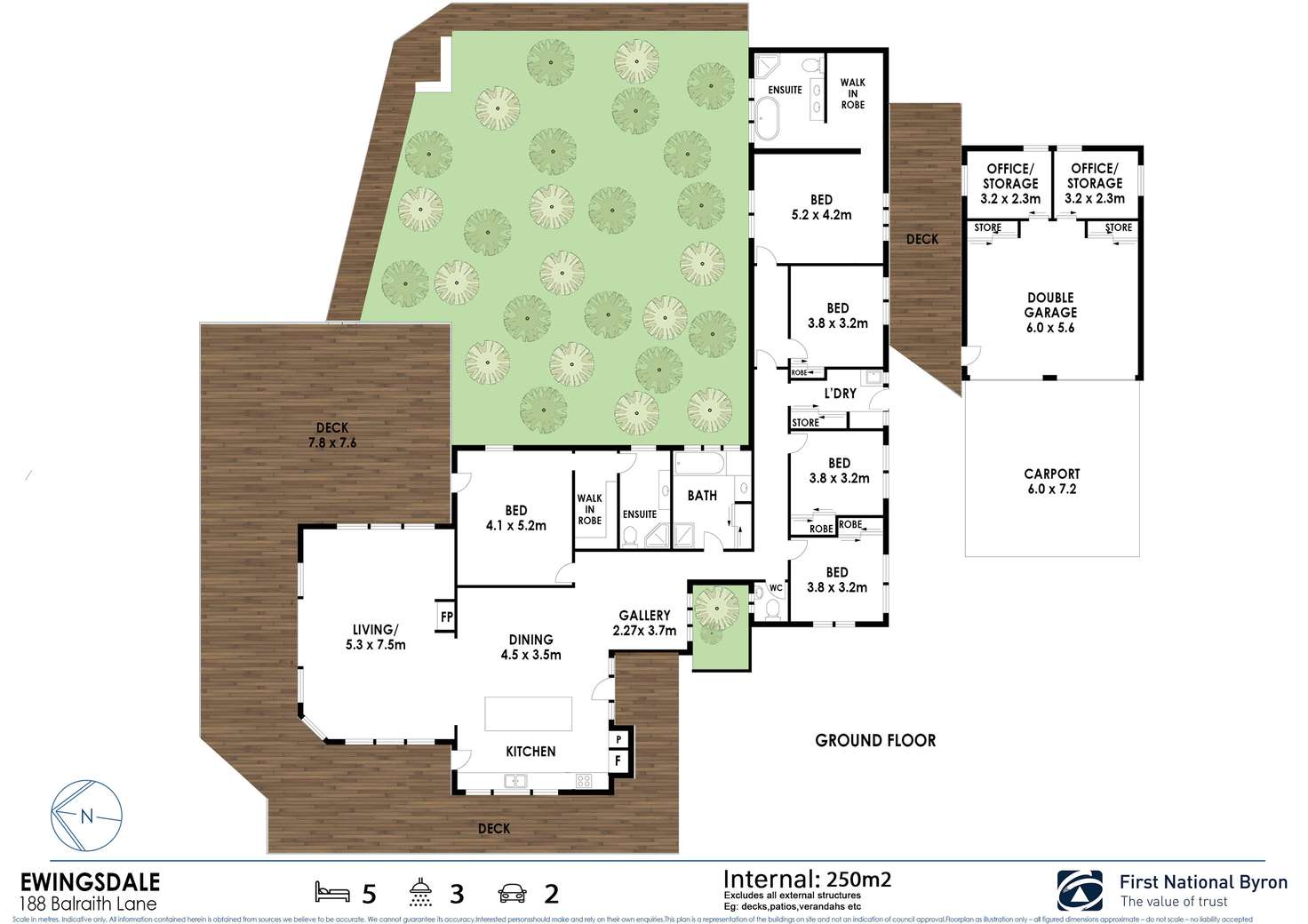 Floorplan of Homely house listing, 188 Balraith Lane, Ewingsdale NSW 2481