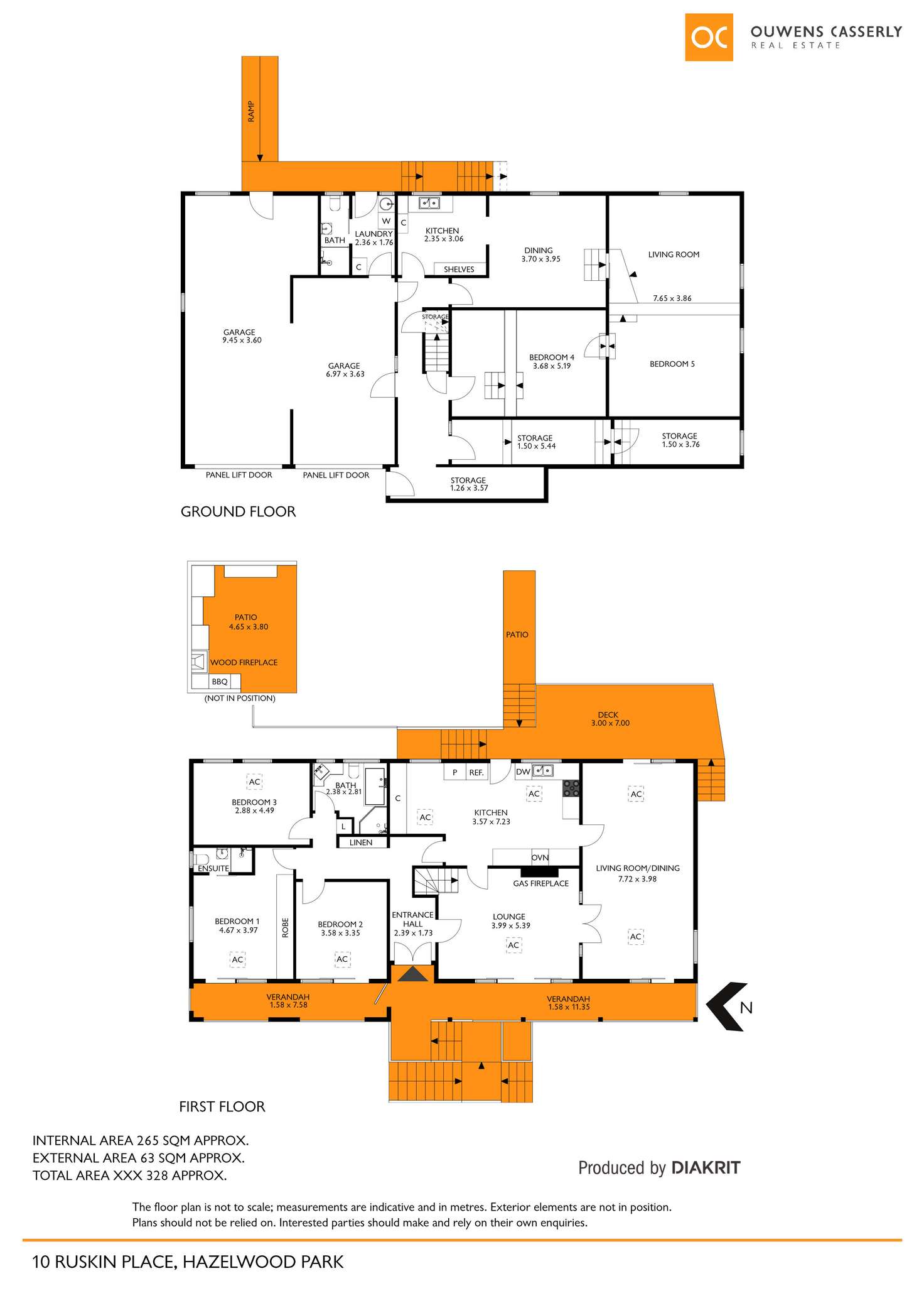 Floorplan of Homely house listing, 10 Ruskin Place, Hazelwood Park SA 5066