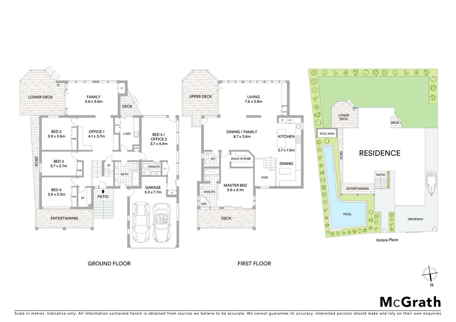 Floorplan of Homely house listing, 10 Kotara Place, Korora NSW 2450