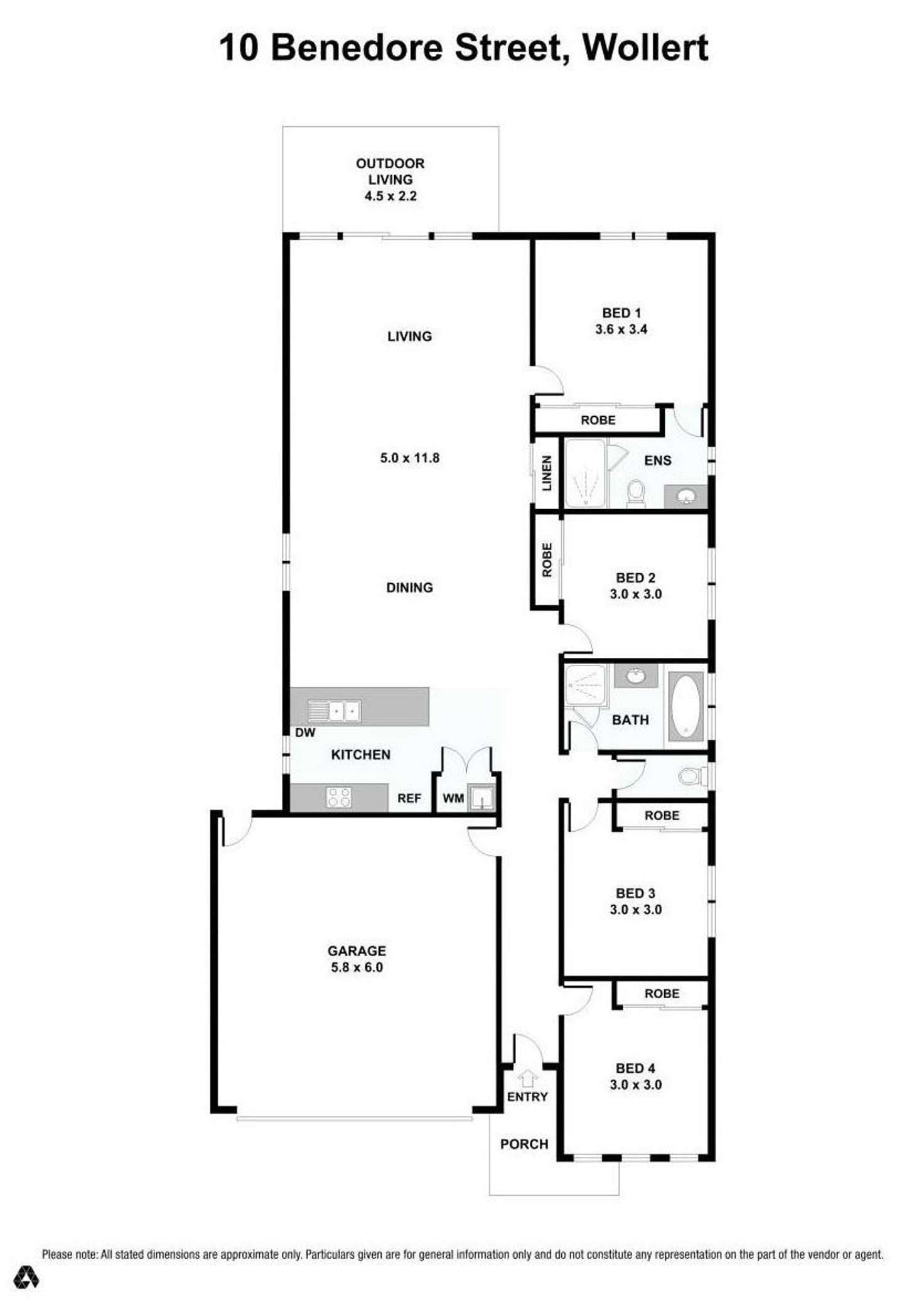 Floorplan of Homely house listing, 10 Benedore Street, Wollert VIC 3750
