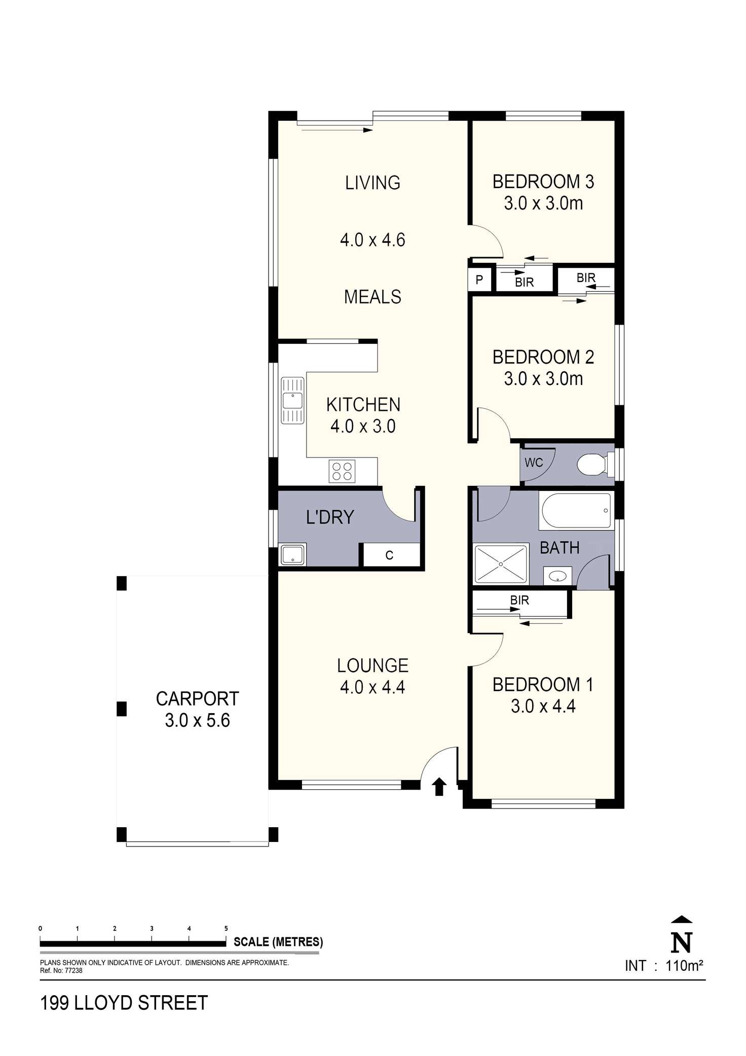 Floorplan of Homely house listing, 199 Lloyd Street, East Bendigo VIC 3550