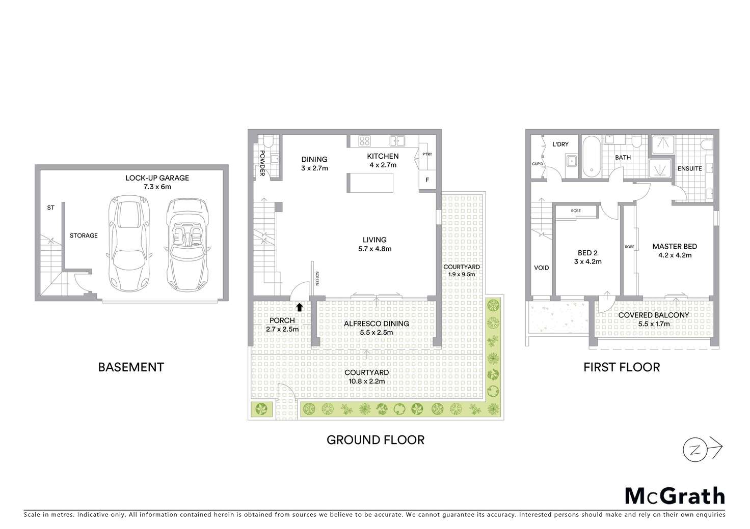 Floorplan of Homely townhouse listing, 10/7 Murralin Lane, Sylvania NSW 2224