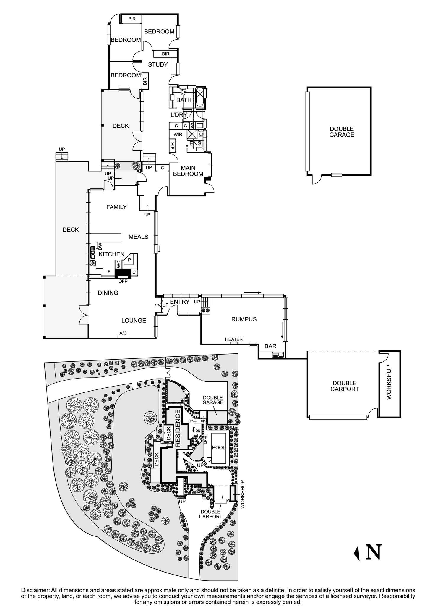 Floorplan of Homely house listing, 14 Tandarook Crescent, Donvale VIC 3111