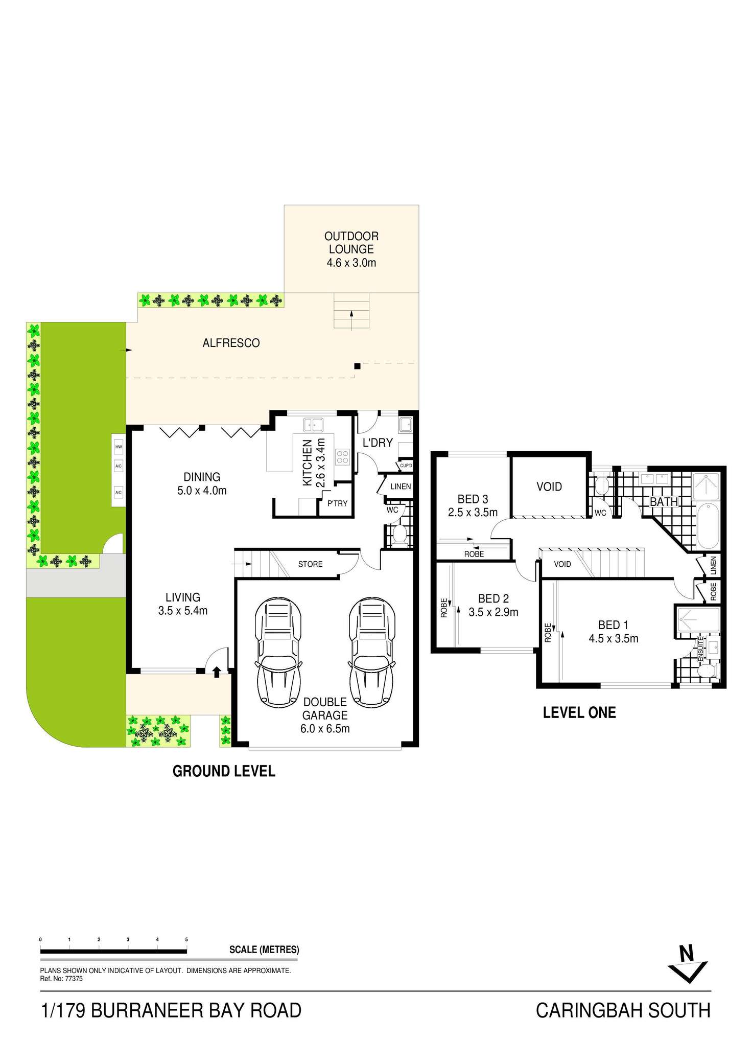 Floorplan of Homely townhouse listing, 1/179-181 Burraneer Bay Road, Caringbah South NSW 2229